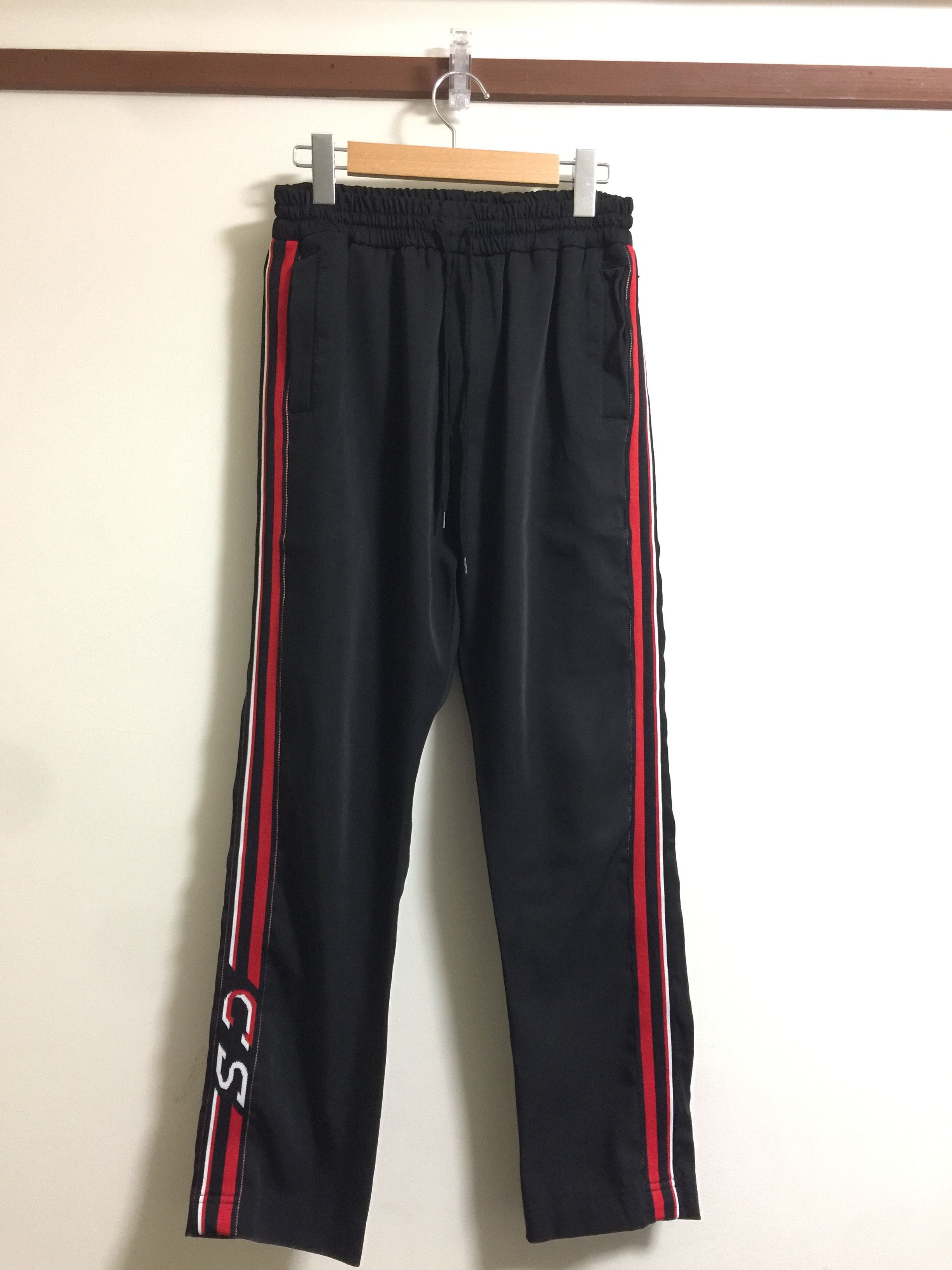 Cmmn Swdn CMMN SWDN Black Red Buck Track Pants Grailed