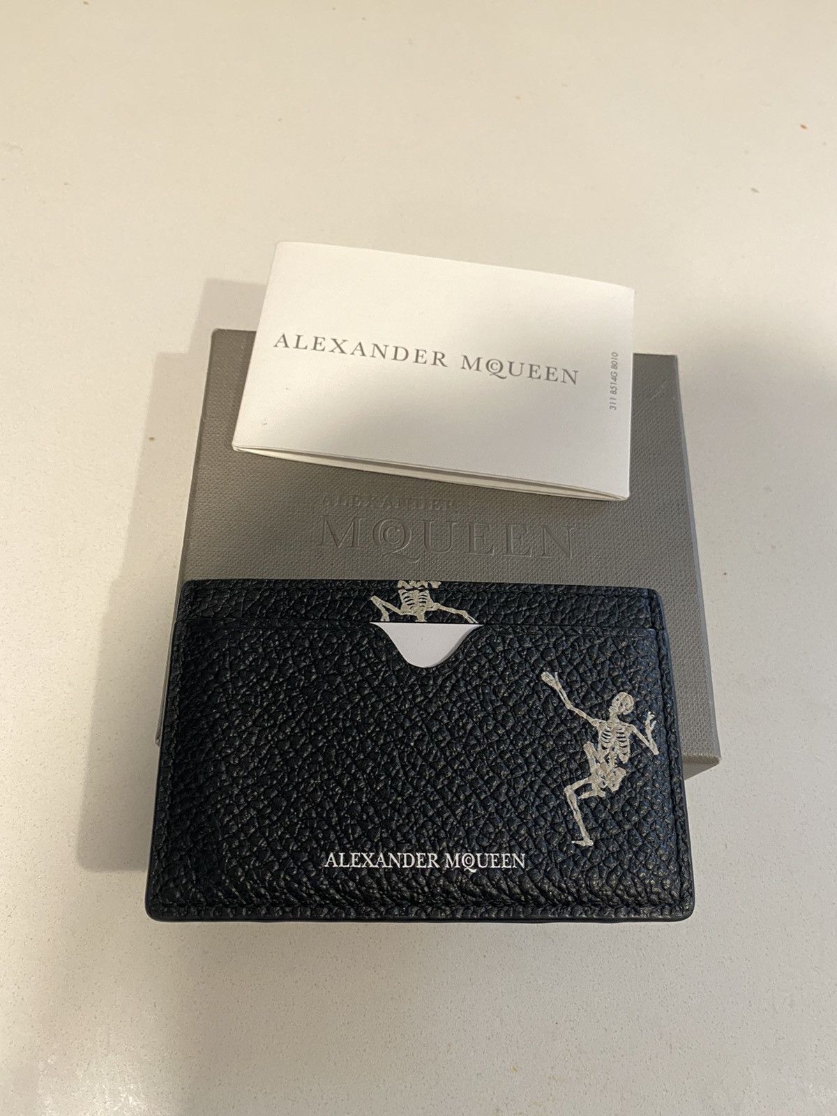 Alexander McQueen Alexander Mcqueen Dancing Skeleton Card Holder Grailed