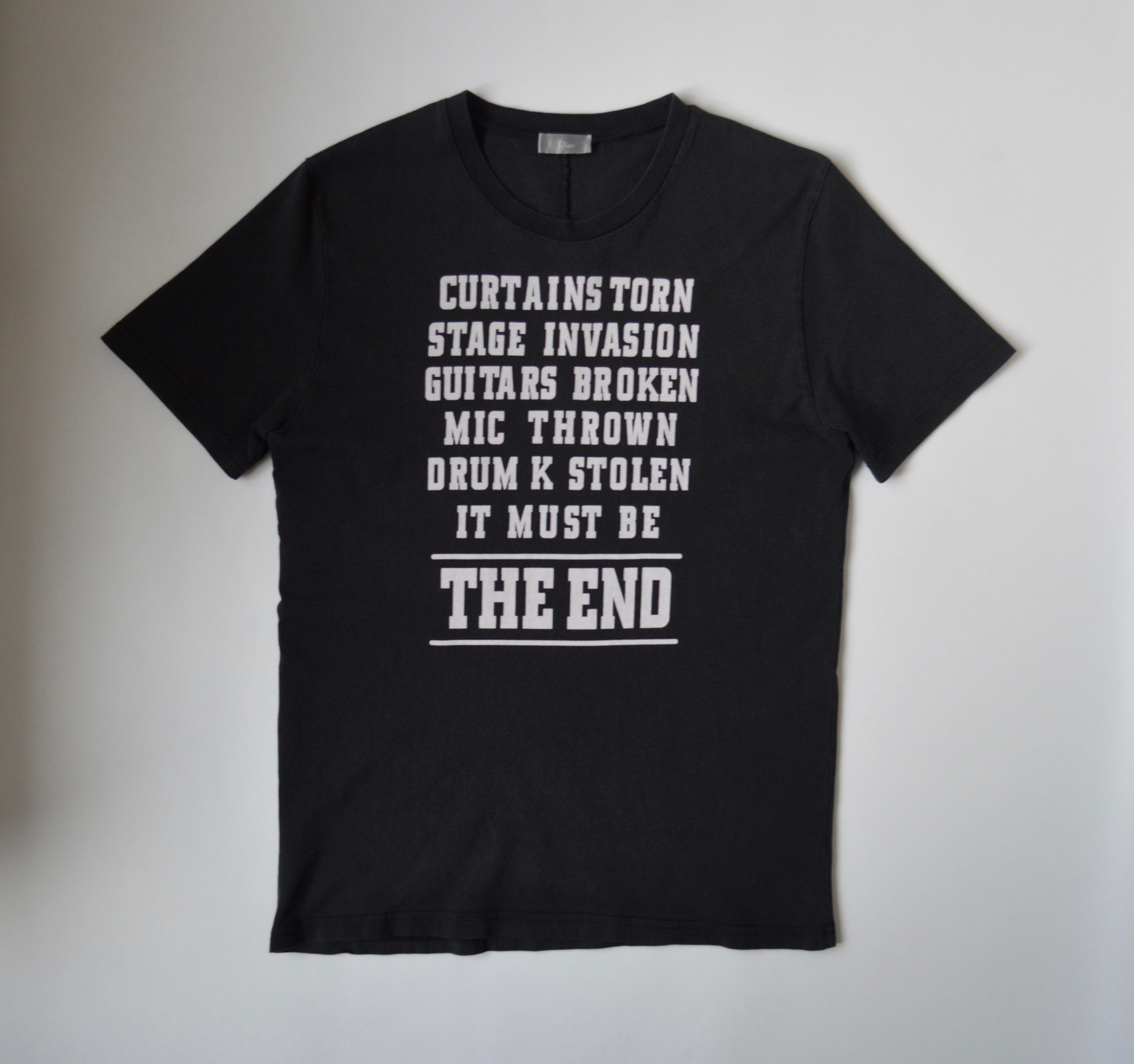 Dior × Hedi Slimane A/W 05 'The End' T-Shirt | Grailed