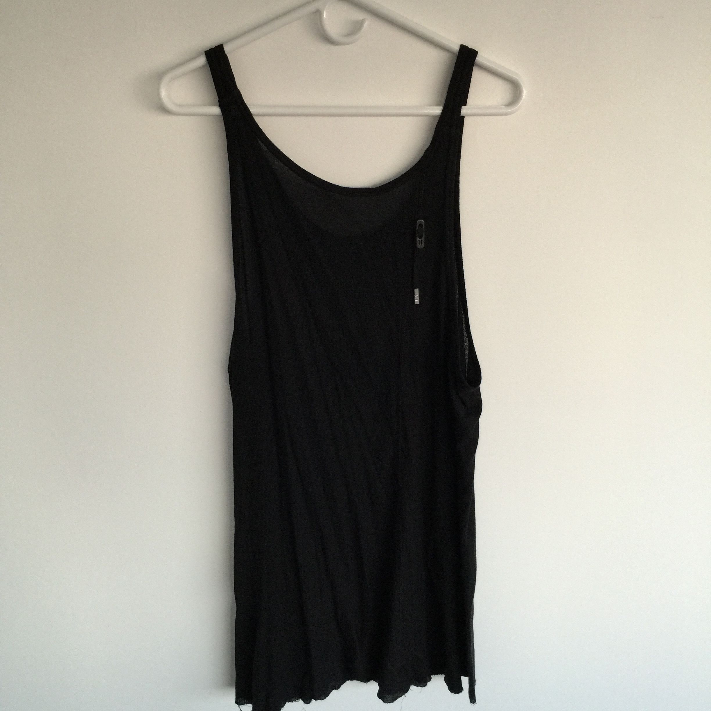 Boris Bidjan Saberi Black Ribbed Tank Top | Grailed