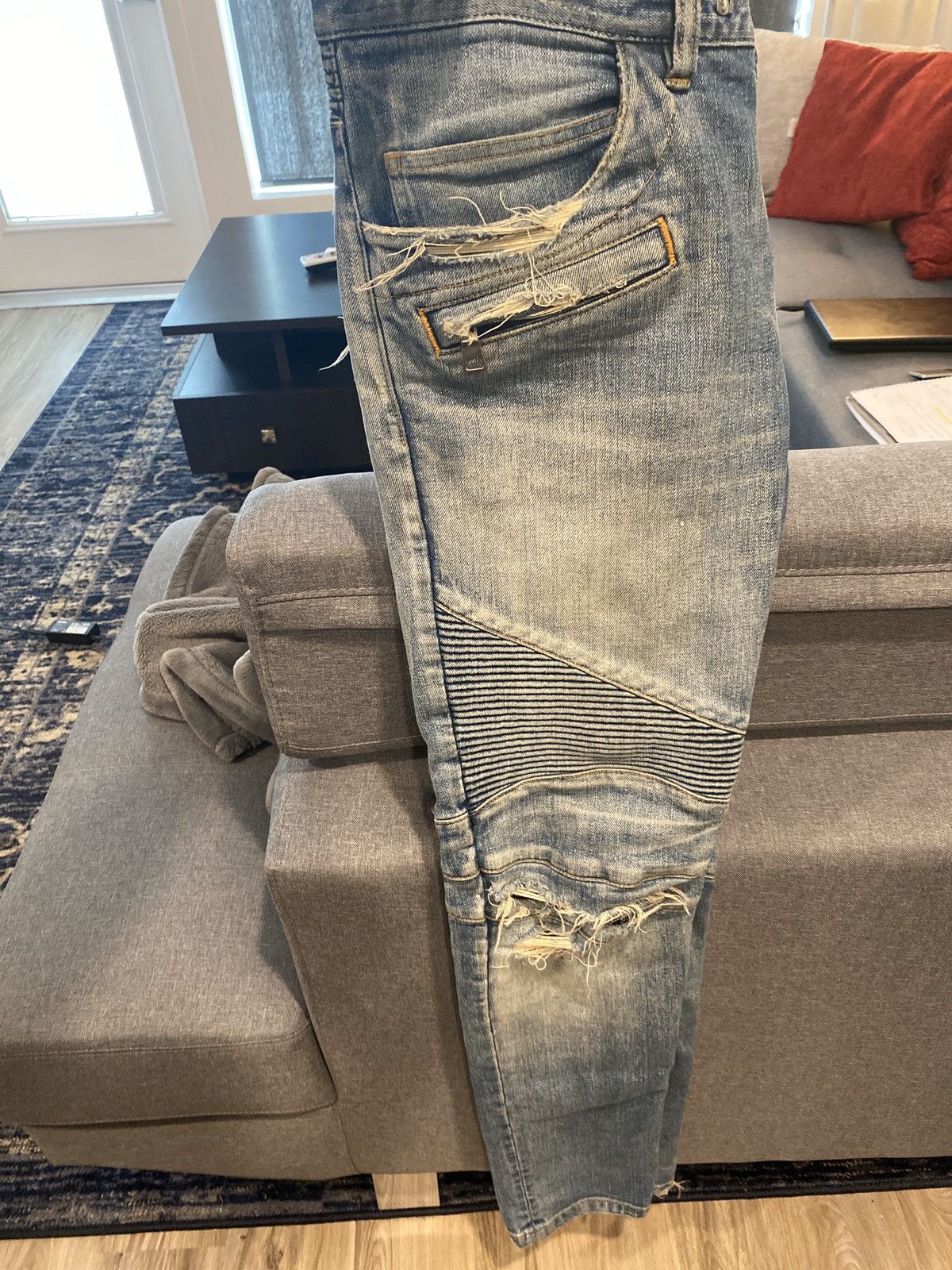 Balmain Balmain Biker Jeans Decarnin Era size 31 | Grailed Balmain Balmain Biker Jeans Decarnin Era size 31 | Grailed
