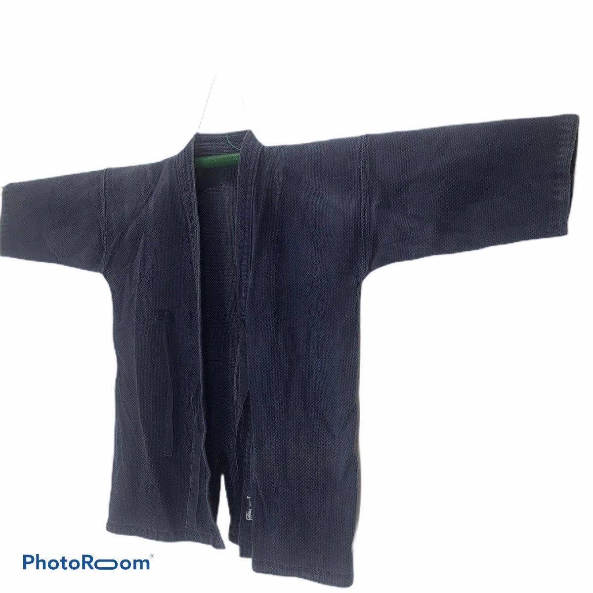 Natural distressed kendo sashiko kimono sonjuro cardigan