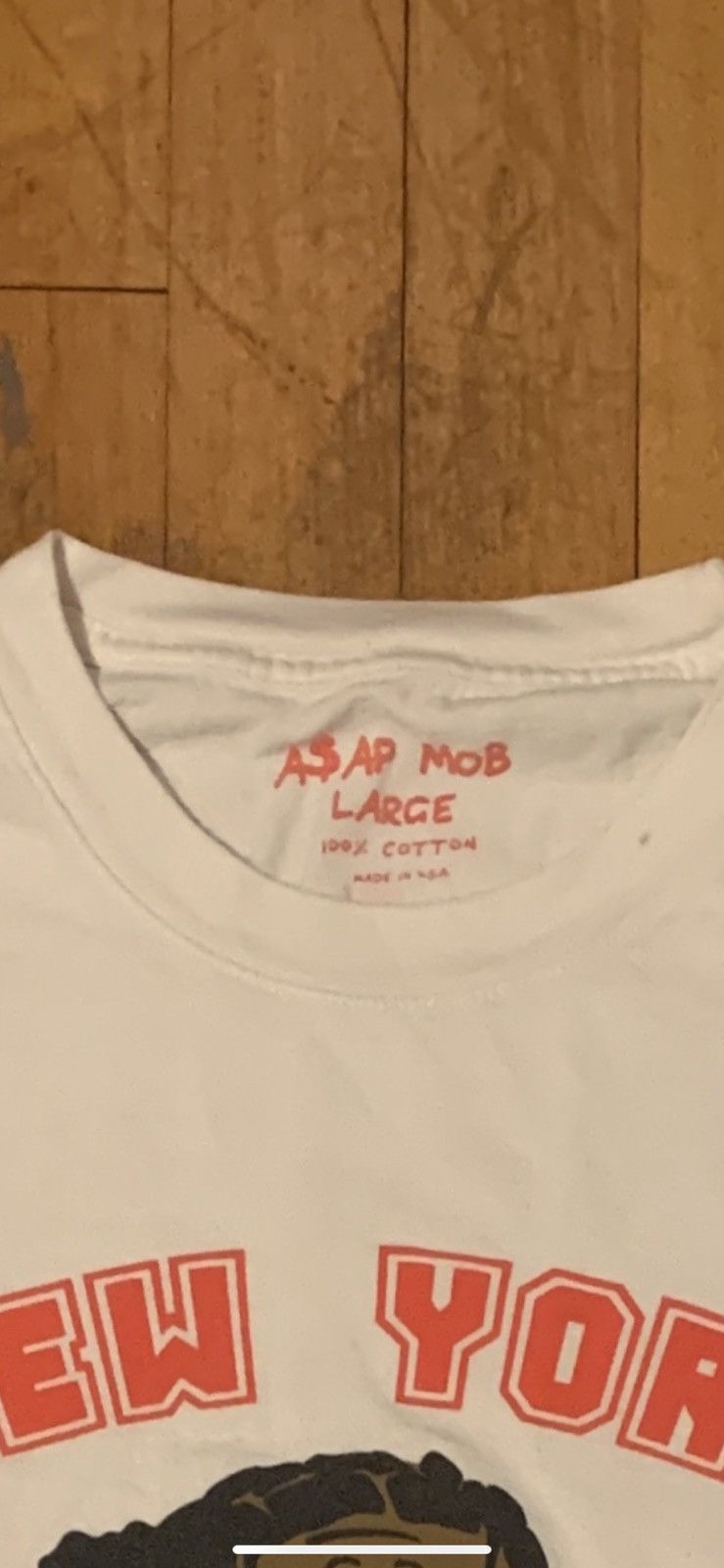 A$AP Rocky Too Cozy Tour New York Attitude Tee Size US L / EU 52-54 / 3 - 4 Thumbnail