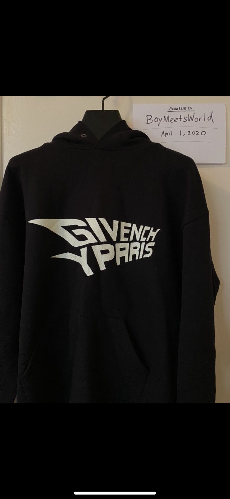 Givenchy Givenchy Paris Glow In The Dark Hoodie Size US M / EU 48-50 / 2 - 2 Thumbnail