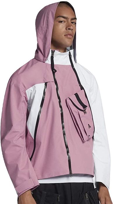 Nike ACG Nikelab ACG Deploy Jacket Gore-Tex Pink and White | Grailed