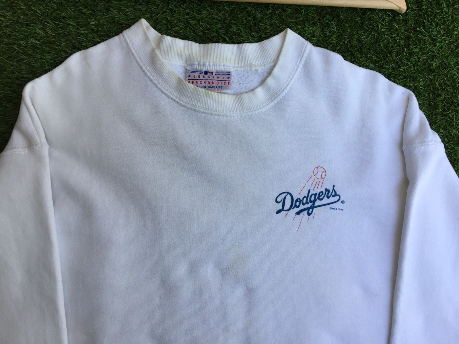 MLB Vintage Dodgers 1995 Hideo Nomo No 16 MLB Sweatshirt Size US XL / EU 56 / 4 - 2 Thumbnail
