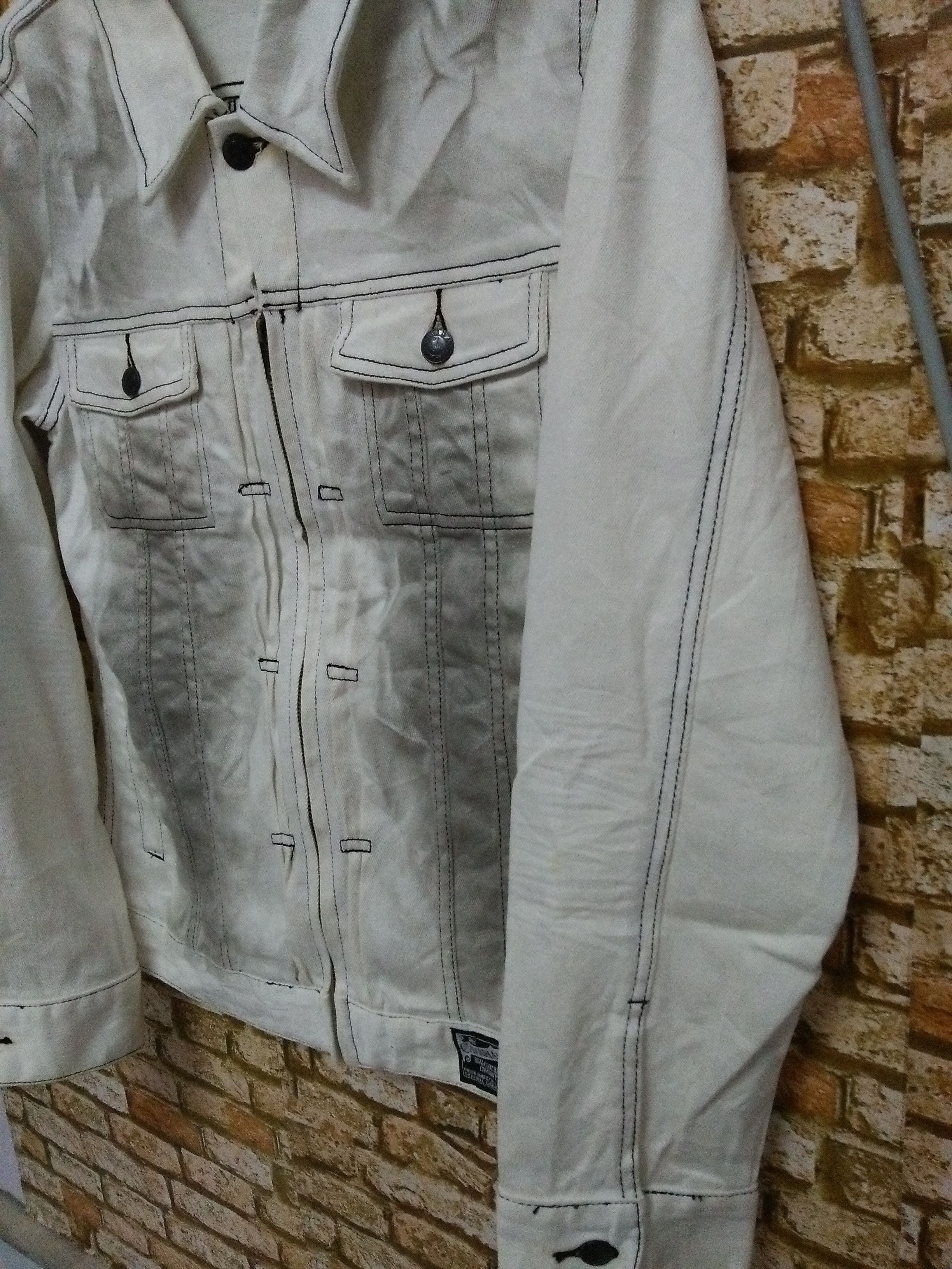 Japanese Brand CAVARIA JAPAN JACKET Special Effect DISTRESSED (A963) Size US S / EU 44-46 / 1 - 2 Thumbnail