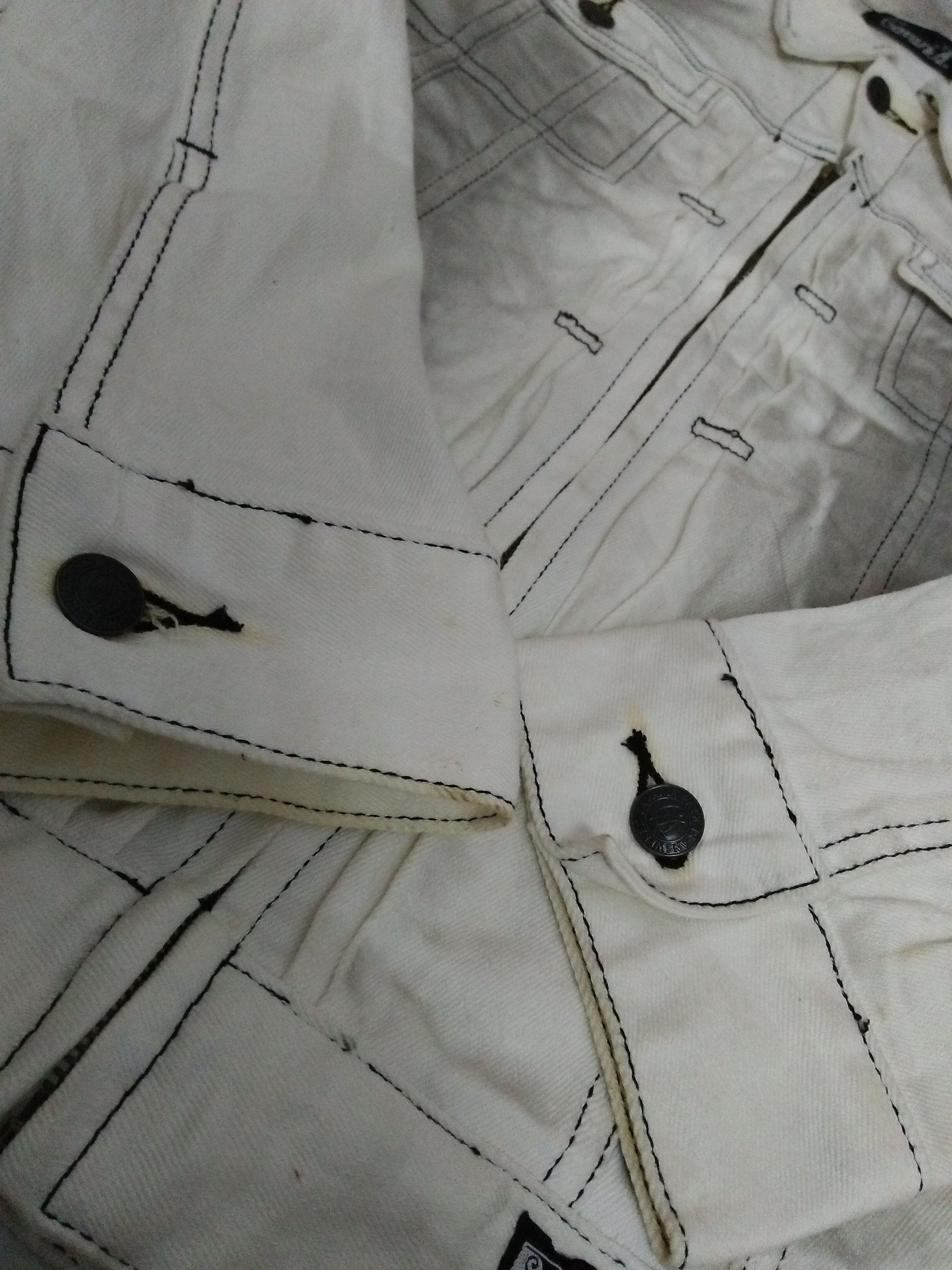 Japanese Brand CAVARIA JAPAN JACKET Special Effect DISTRESSED (A963) Size US S / EU 44-46 / 1 - 9 Thumbnail