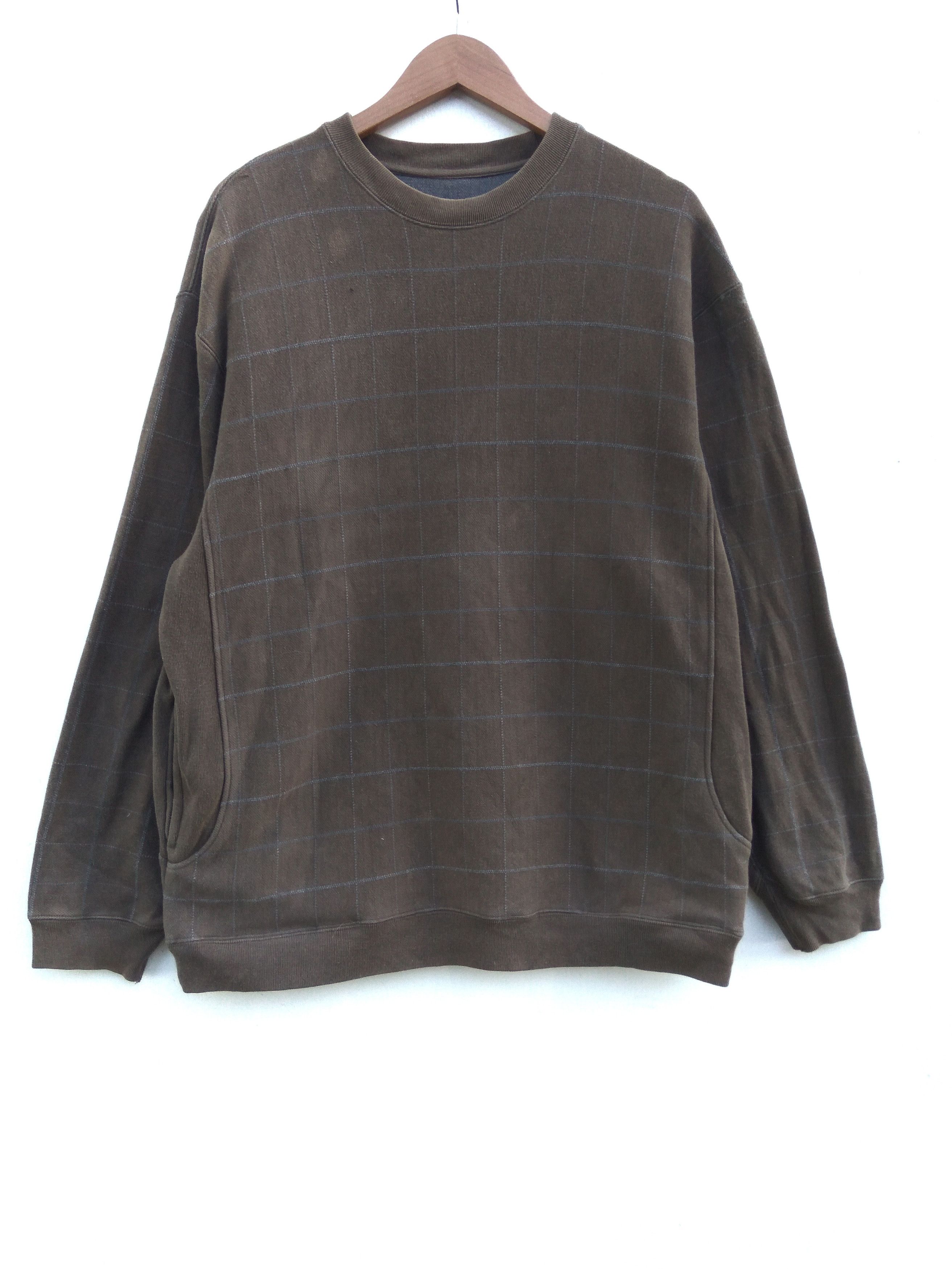 Japanese Brand Breath sweatshirt chekered Size US L / EU 52-54 / 3 - 1 Thumbnail