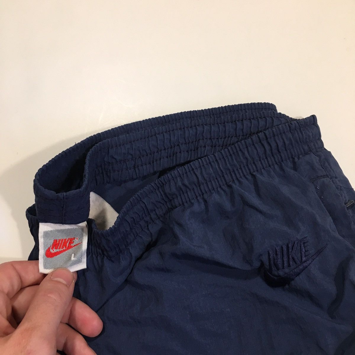 Nike × Vintage Vintage Nike Swishy Track Pants Size US 36 / EU 52 - 2 Thumbnail