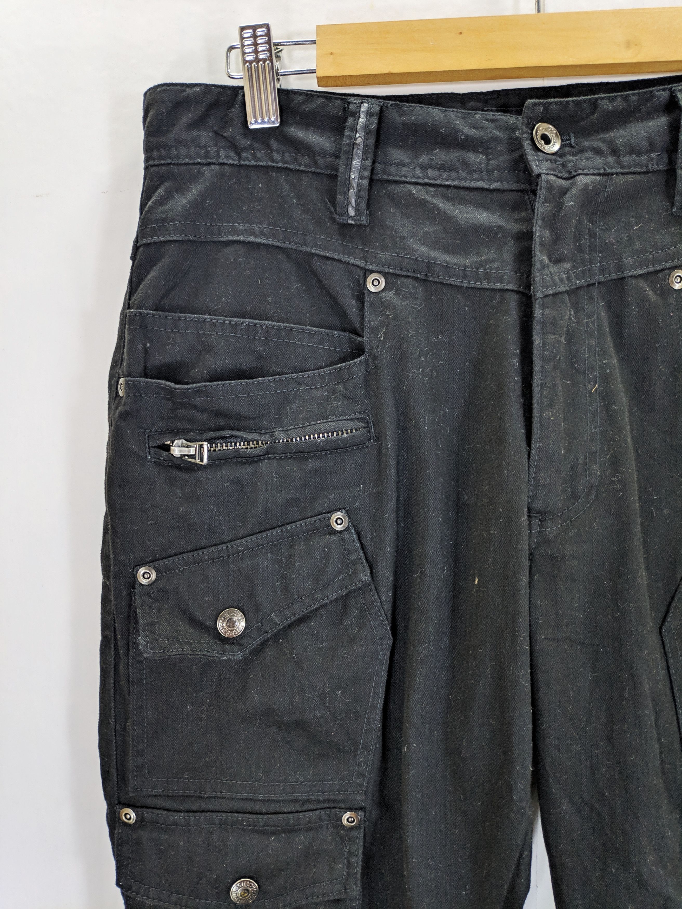 Le Grande Bleu (L.G.B.) × Mossimo Mossimo Japan Pants Tactical Pocket Salt N Pepper Design Size US 32 / EU 48 - 12 Thumbnail