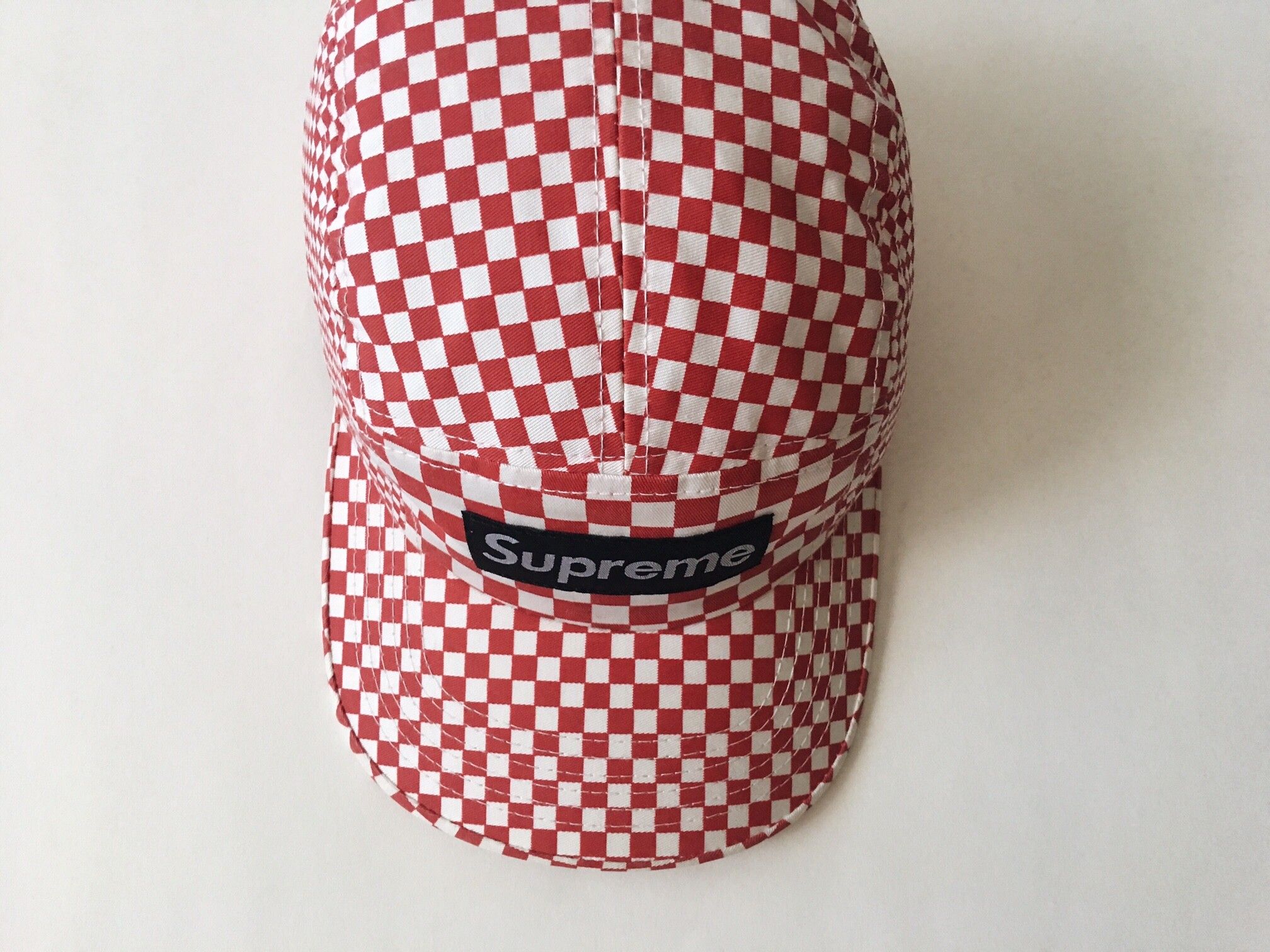 Buy Supreme Side Panel Camp Cap 'Red' - FW18H28 RED - Red