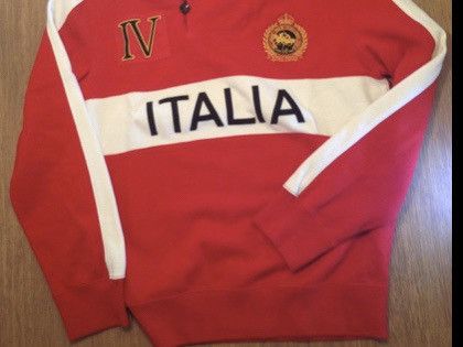 Polo Ralph popular Lauren Fleece Sweatshirt Mens S Red Italia Snow Polo Challenge IV