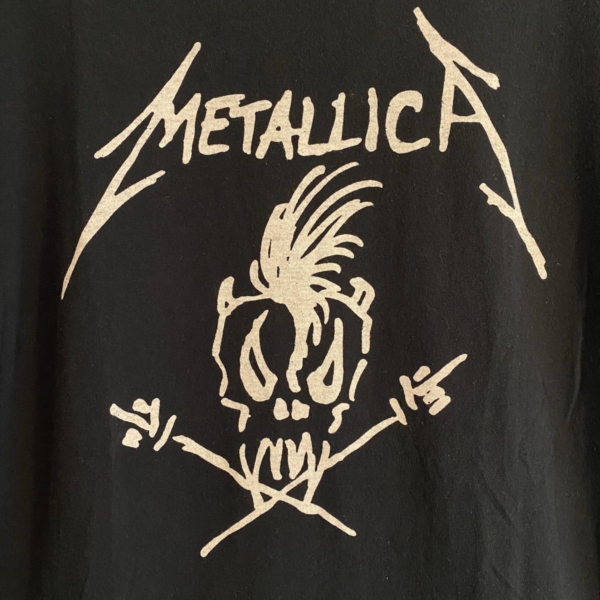 Metallica Metallica Middle Finger Flip Off Band Concert Tour Tee Shirt ...