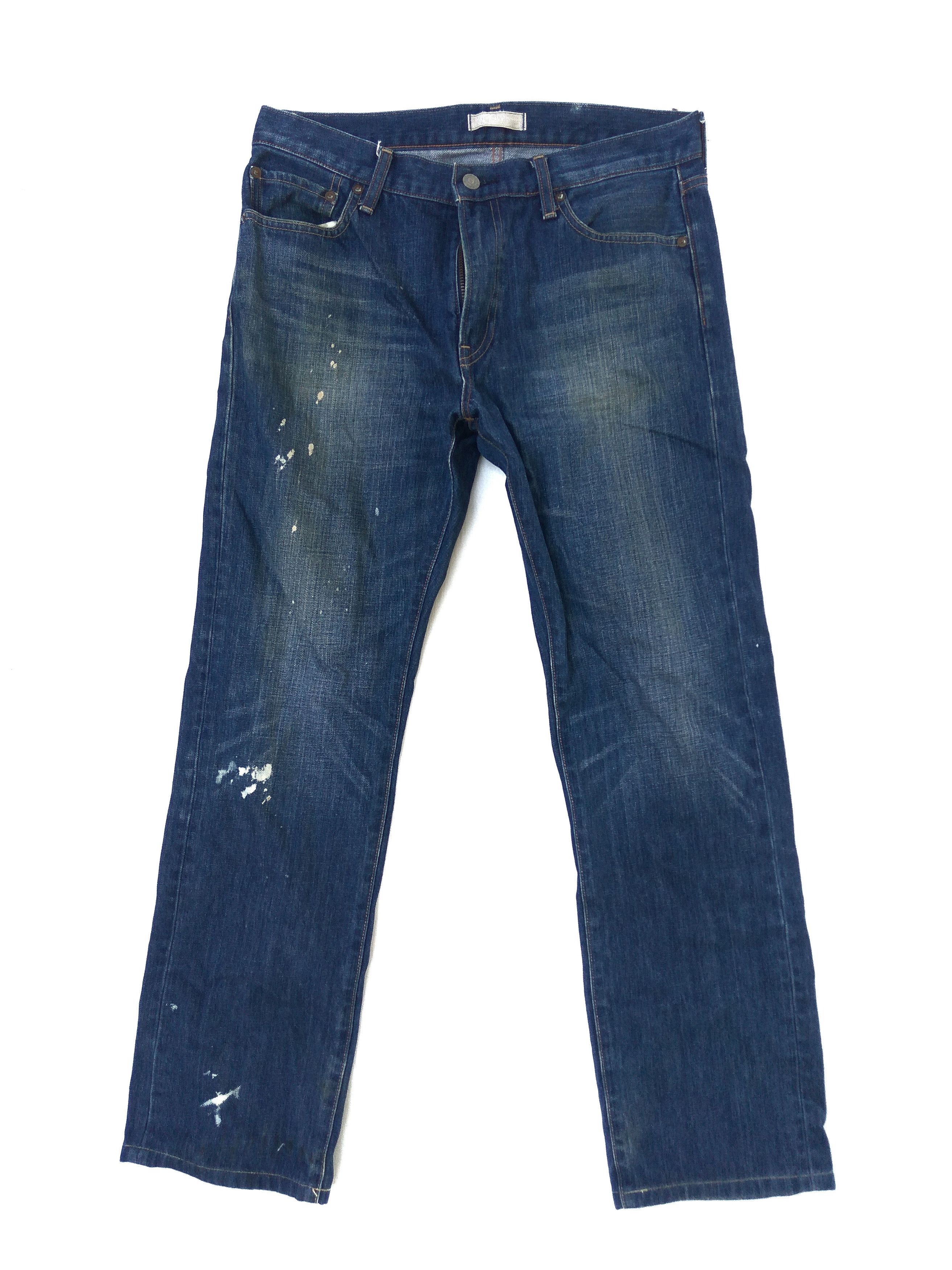 Uniqlo Uniqlo jeans painted jeans Size US 32 / EU 48 - 1 Thumbnail