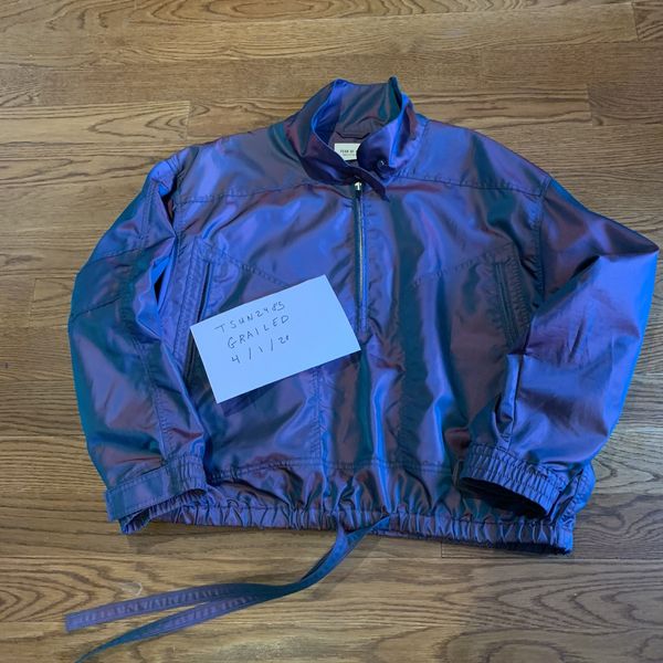 Fear of God Fear of God Iridescent Pullover Track Jacket (L) | Grailed