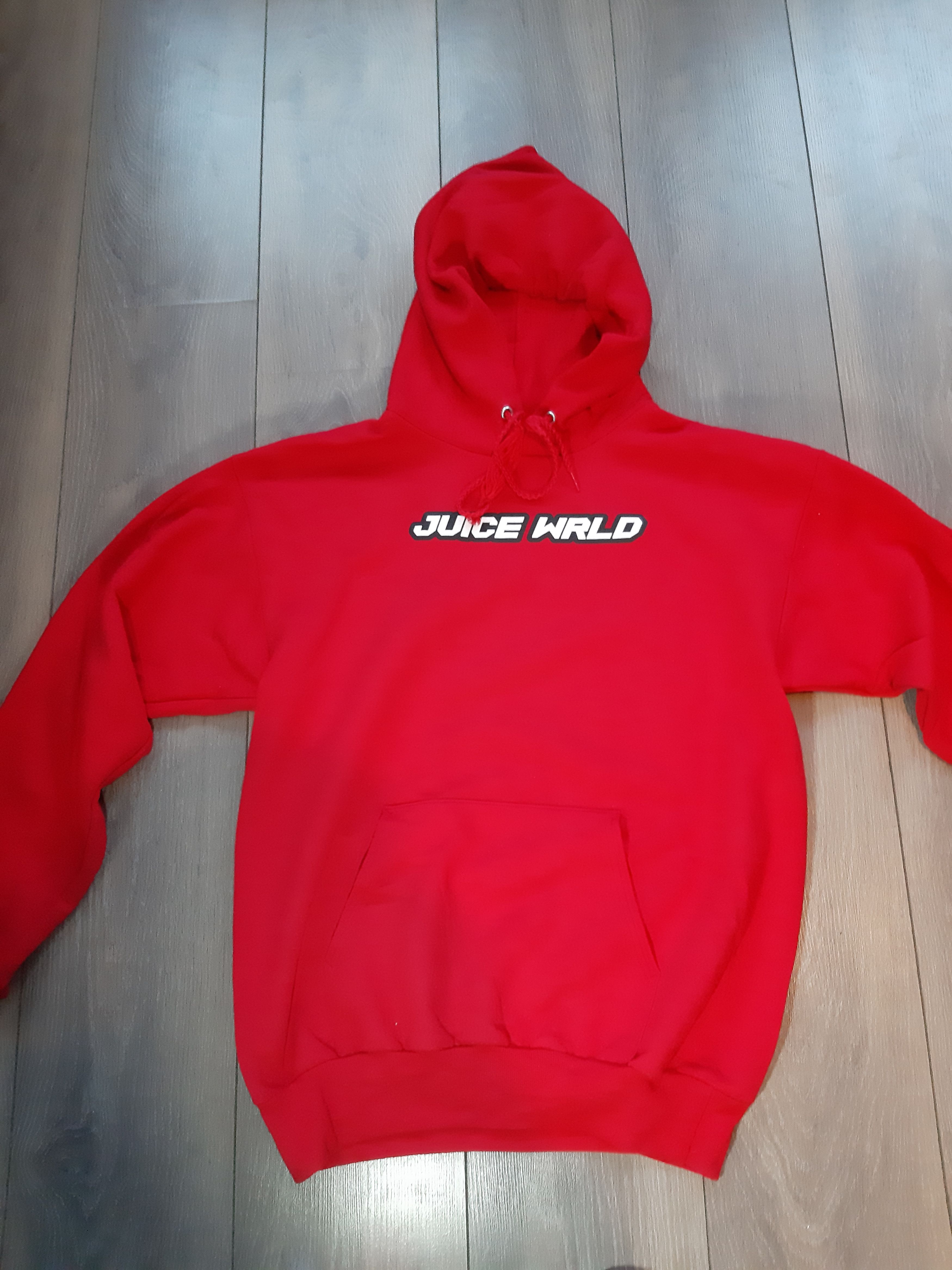 Juice wrld red hoodie online