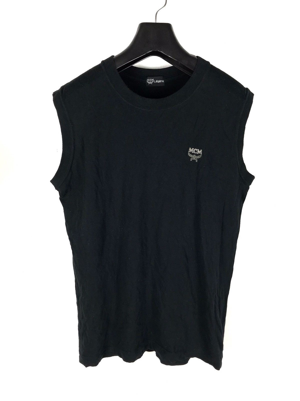 MCM MCM SLEVELESS T-SHIRT EMBROIDERY SMALL LOGO Size US S / EU 44-46 / 1 - 1 Thumbnail