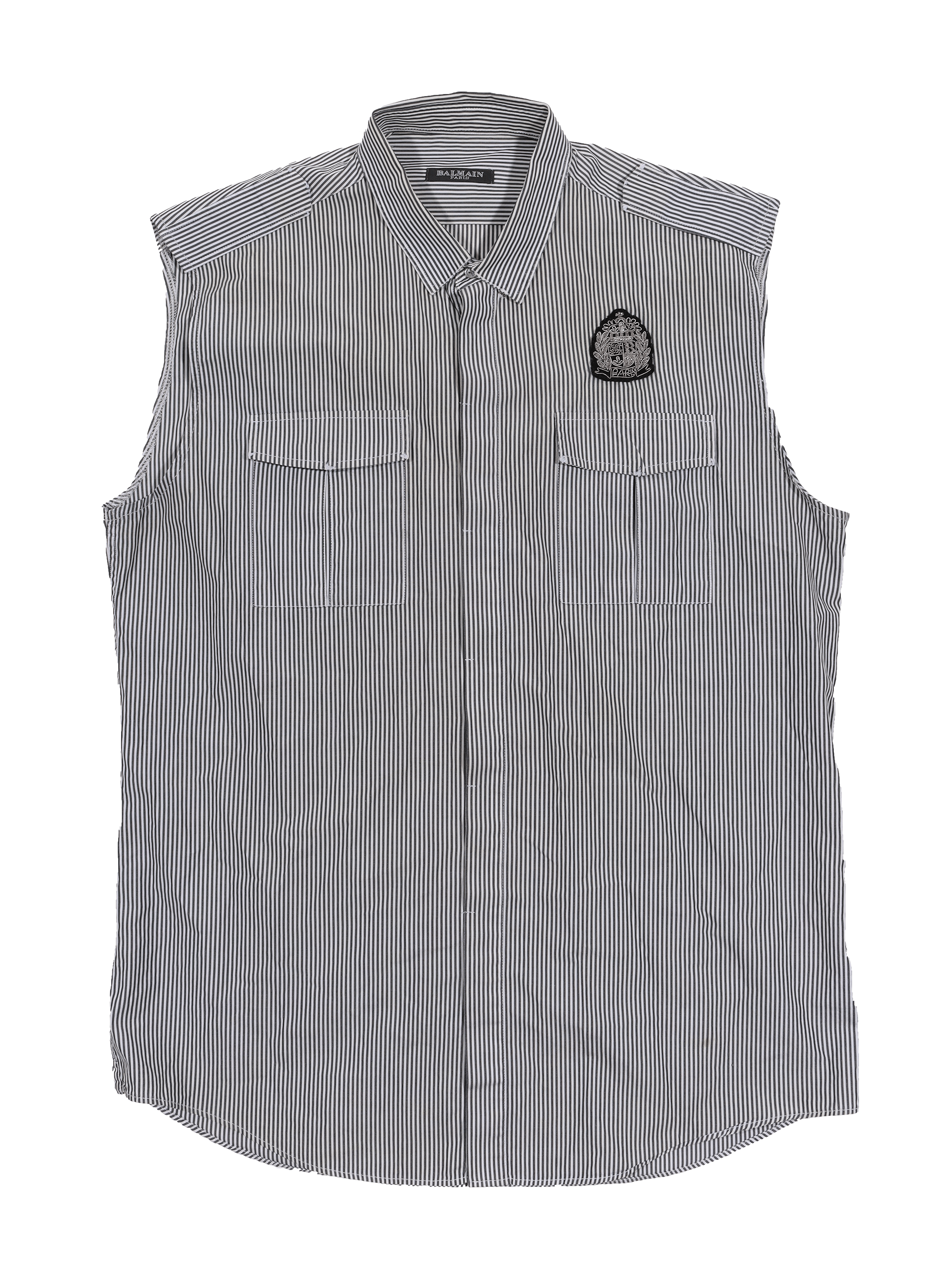 Balmain Balmain 2012 Decarnin Sleeveless Eagle Tank Top | Grailed