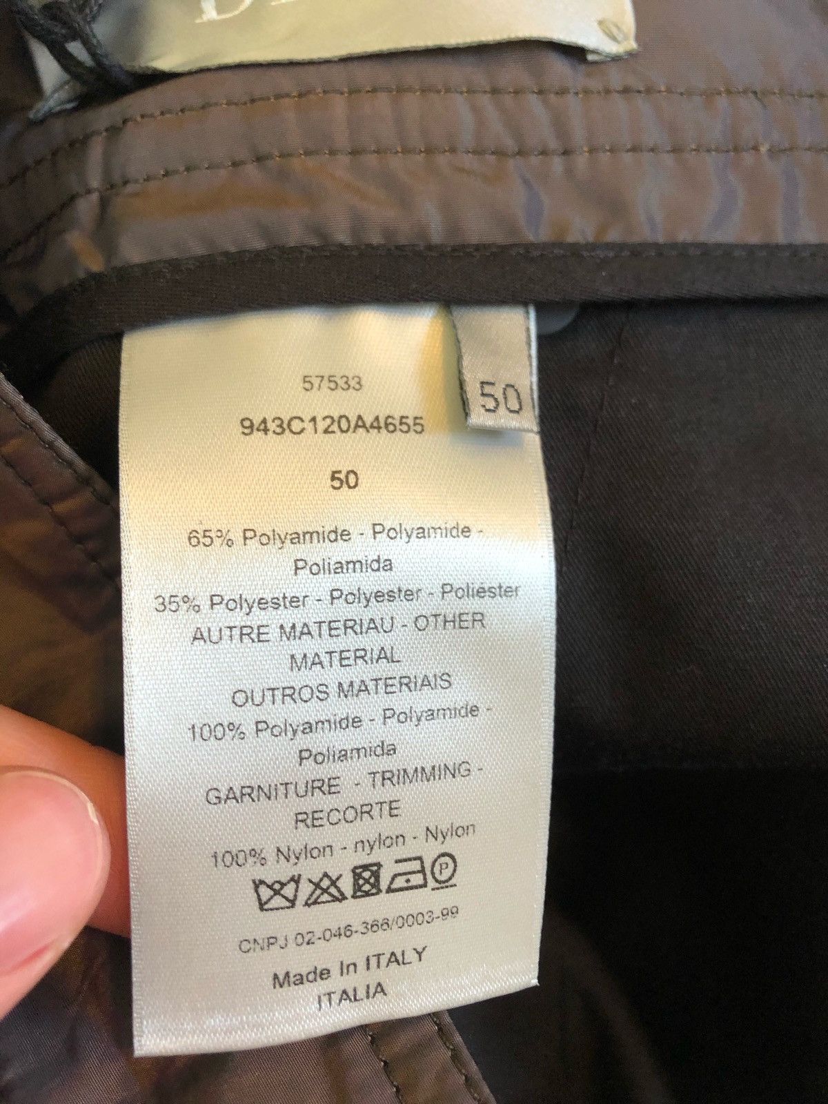 Dior $1250 MSRP 2019 New Dior Mesh Nylon Tech Cargo Pant Size US 32 / EU 48 - 6 Thumbnail