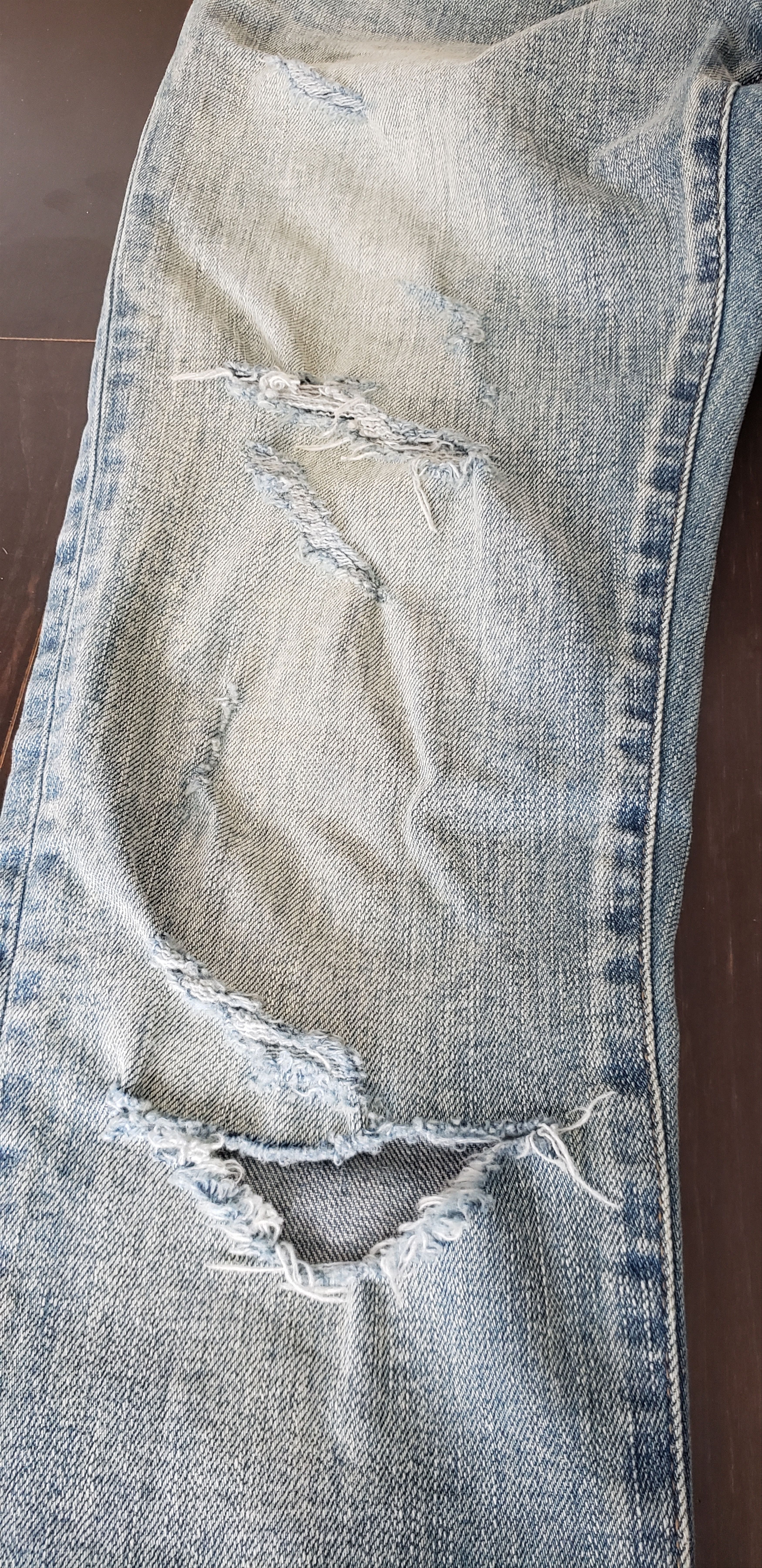 Saint Laurent Paris Distressed Denim Size US 28 / EU 44 - 3 Thumbnail