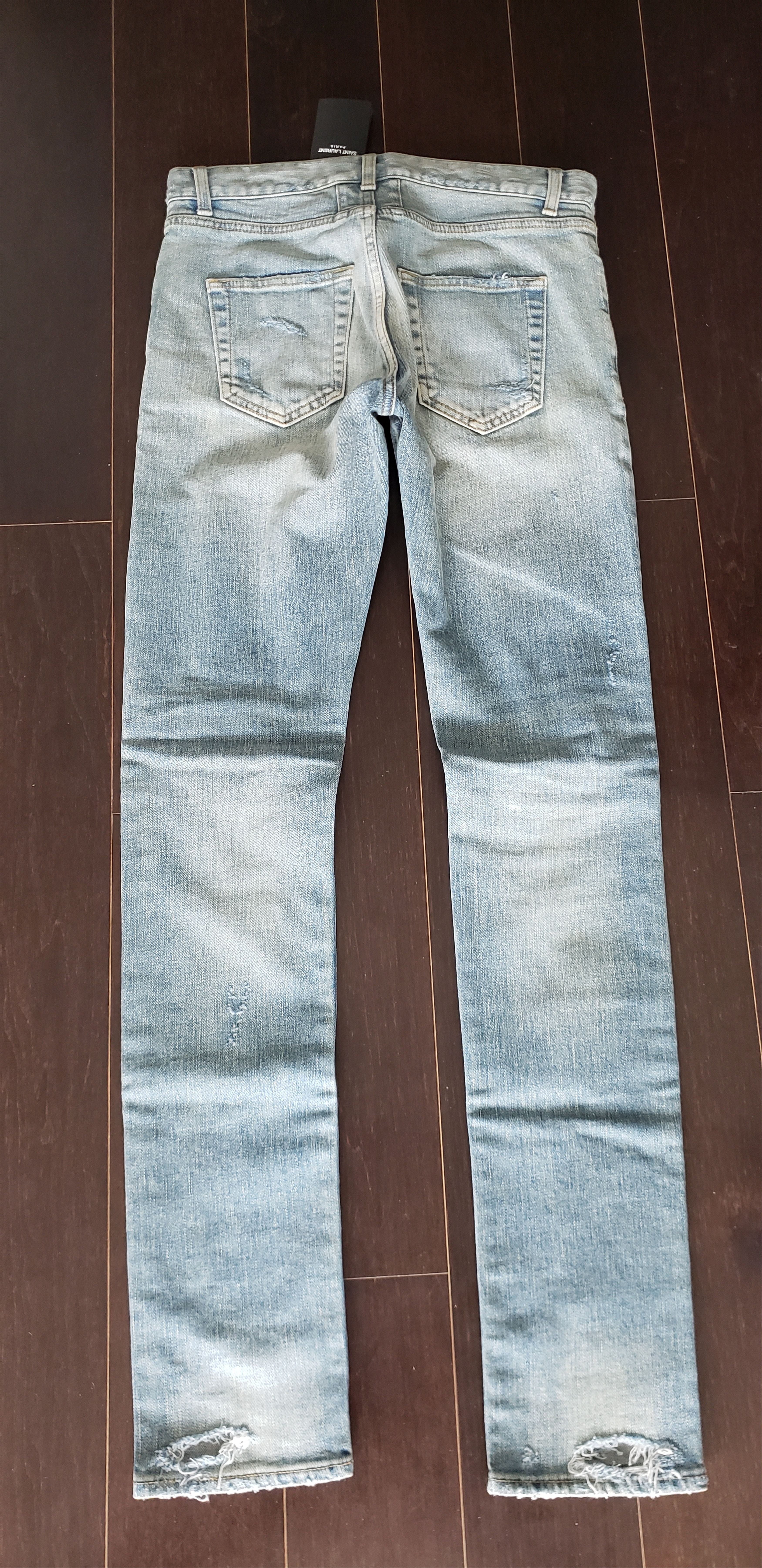 Saint Laurent Paris Distressed Denim Size US 28 / EU 44 - 4 Thumbnail