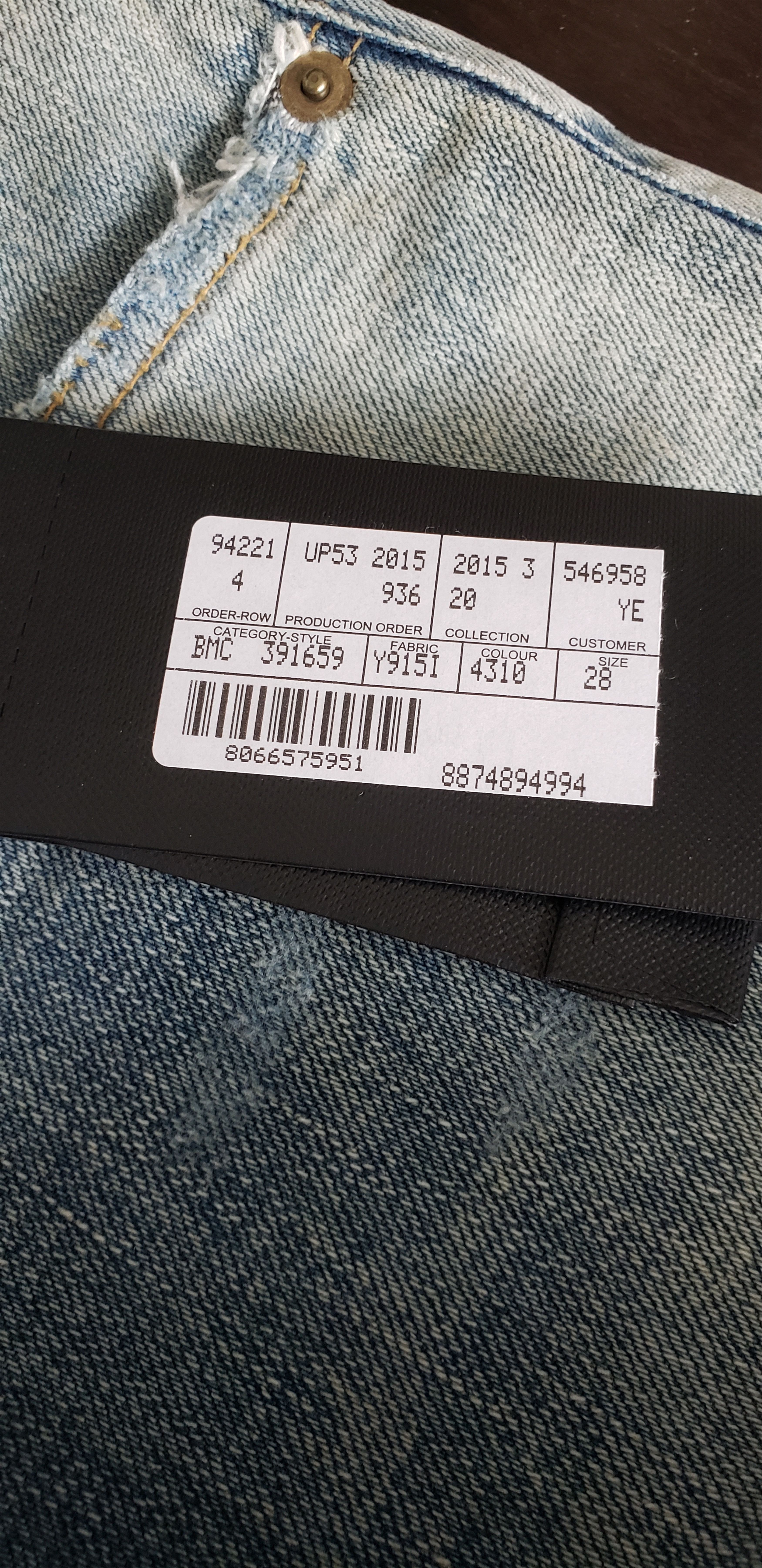 Saint Laurent Paris Distressed Denim Size US 28 / EU 44 - 8 Thumbnail