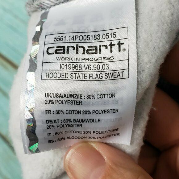 Carhartt CARHARTT - Men's Hooded State Flag Sweatshirt XXL