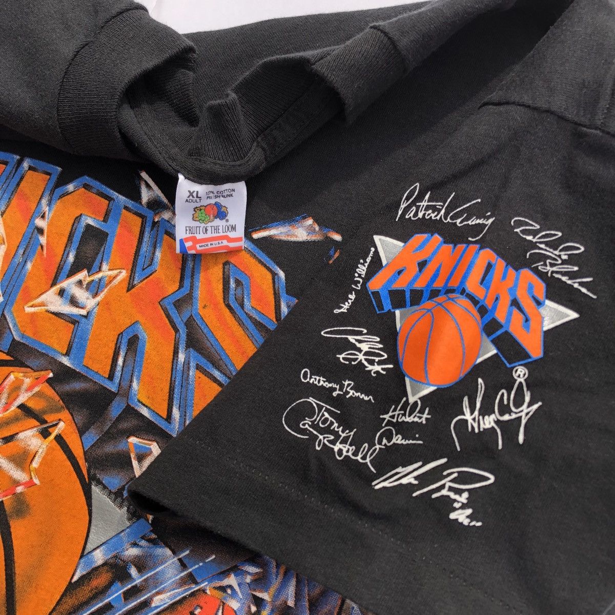 華麗 New 1992 Vintage × NBA × Usa In Made York Over All Knicks トップス