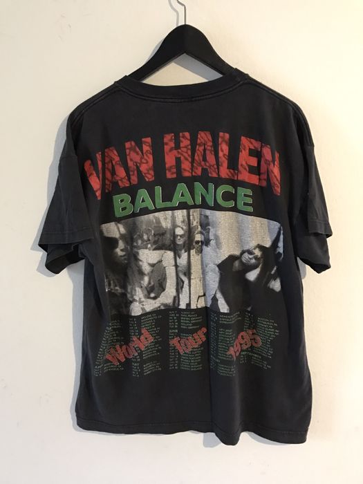 Vintage Rare Vintage Van Halen Balance Tour T Shirt | Grailed