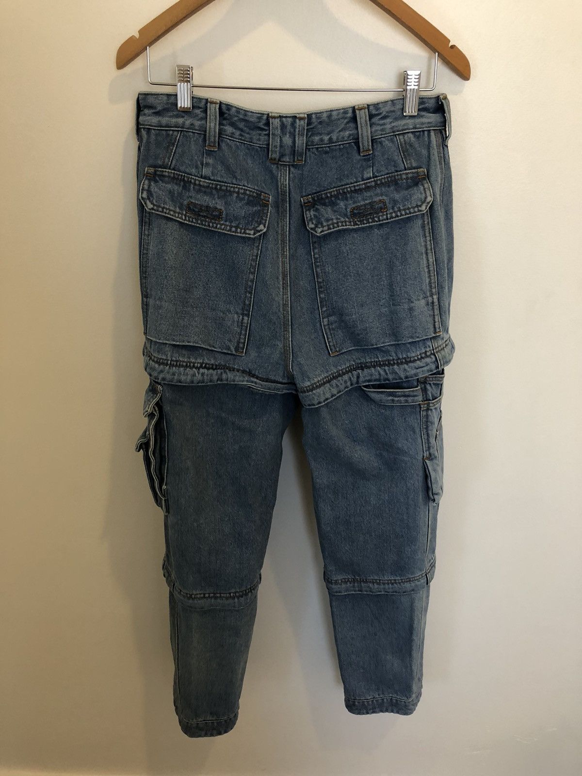 Balenciaga Balenciaga Multi pocket zip cargo jeans iconic Size US 32 / EU 48 - 8 Thumbnail