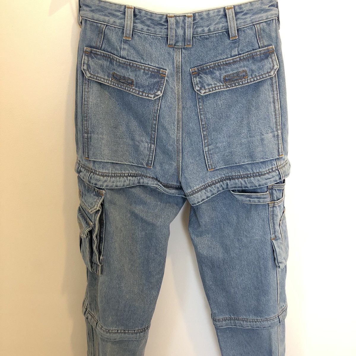 Balenciaga Balenciaga Multi pocket zip cargo jeans iconic Size US 32 / EU 48 - 7 Thumbnail