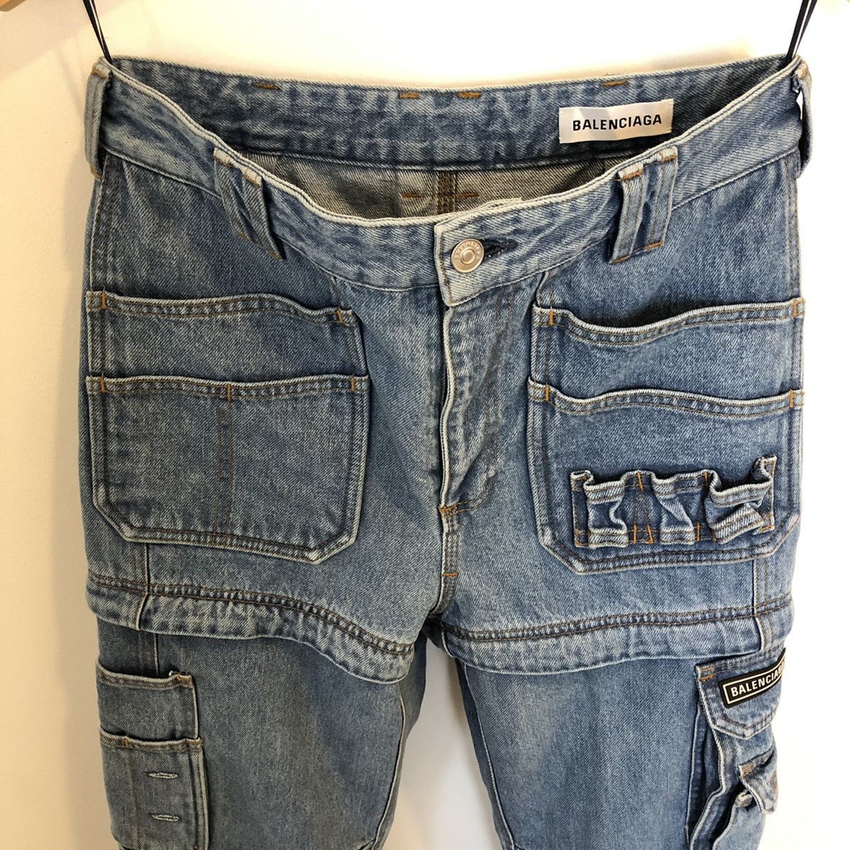 Balenciaga Balenciaga Multi pocket zip cargo jeans iconic Size US 32 / EU 48 - 9 Thumbnail