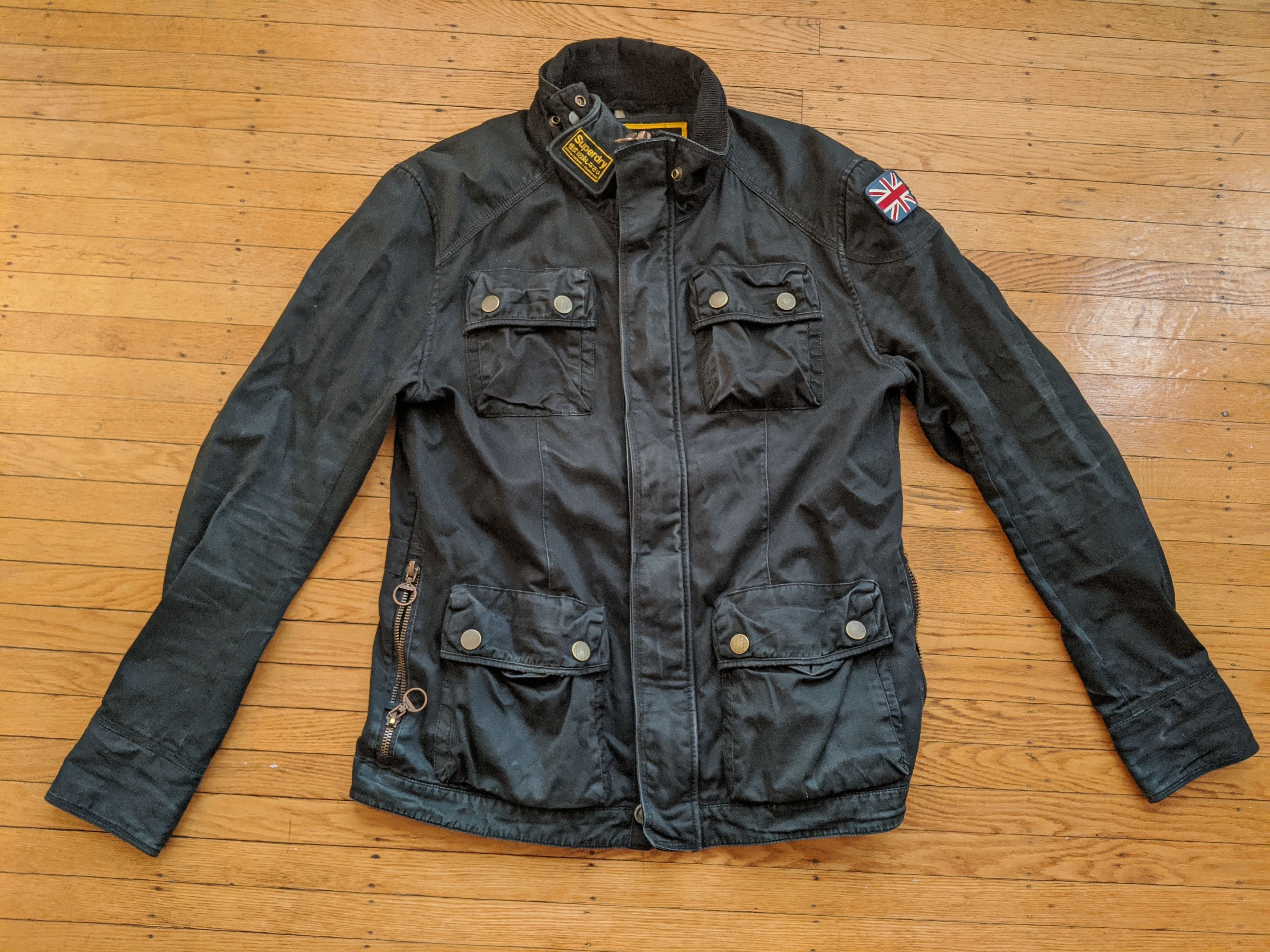 Superdry SUPER COOL Superdry Limited black MEN S 3XL XXXL jacket Grailed