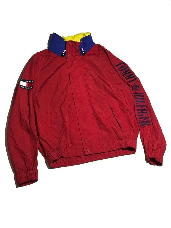 Vintage Tommy hilfiger nylon red jacket windbreaker