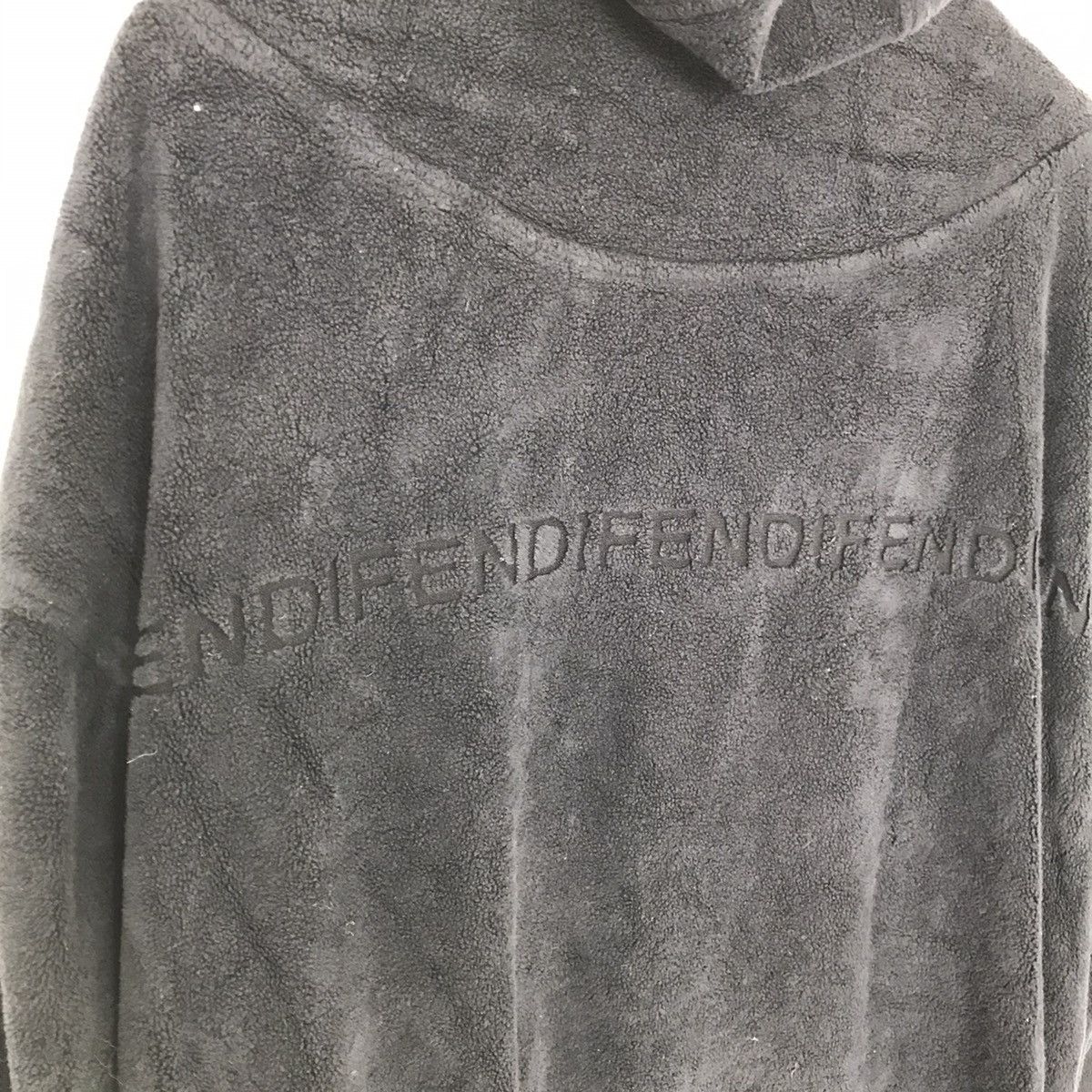 Designer × Fendi Fendi Reversible Black Fleece Hoodie Jacket Size US L / EU 52-54 / 3 - 5 Thumbnail