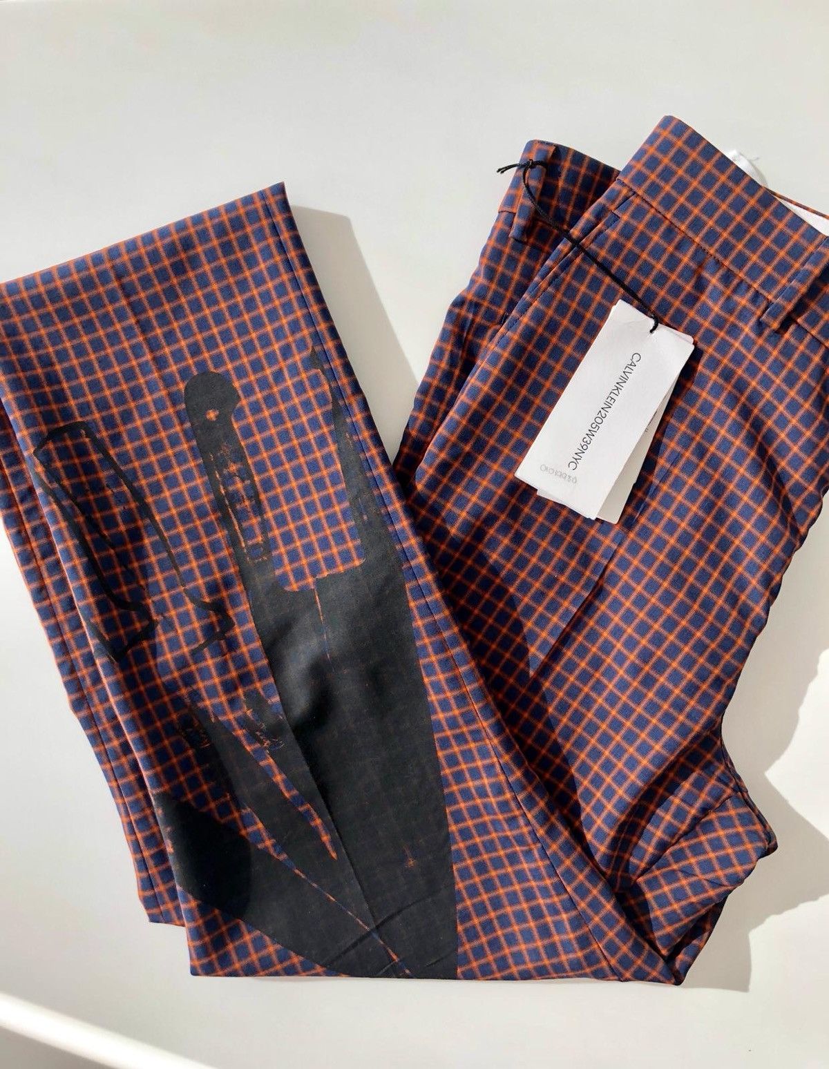 Calvin Klein 205W39NYC × Raf Simons SS18 Runway Checked Knives Suit Size 48R - 2 Thumbnail