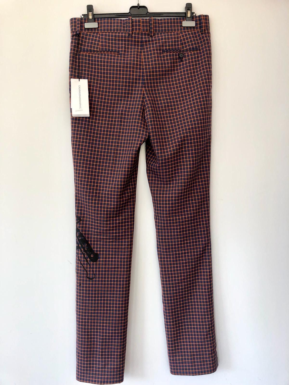 Calvin Klein 205W39NYC × Raf Simons SS18 Runway Checked Knives Suit Size 48R - 4 Thumbnail