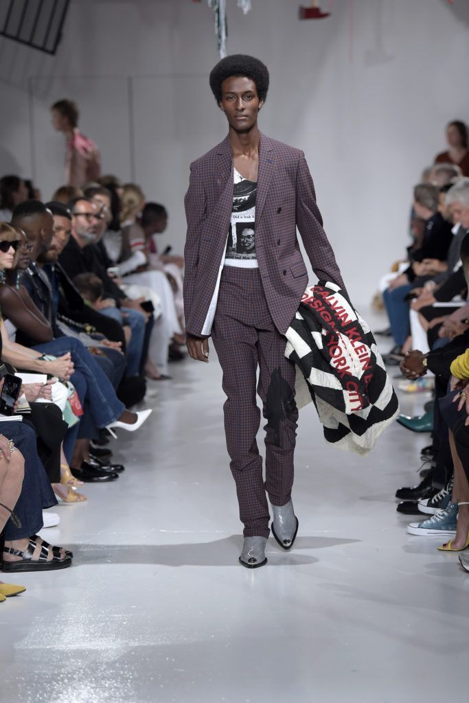 Calvin Klein 205W39NYC × Raf Simons SS18 Runway Checked Knives Suit Size 48R - 12 Thumbnail