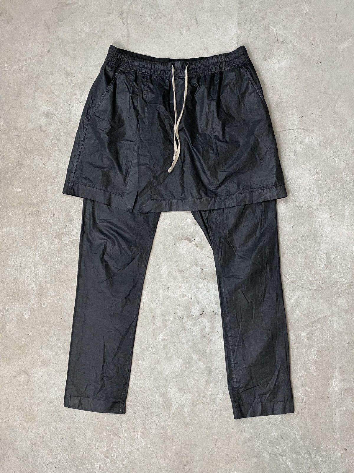 Rick Owens Waxed Skirt Pants