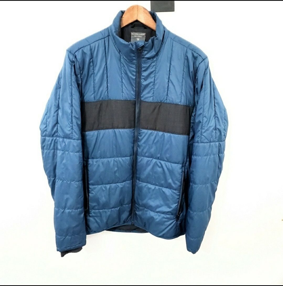 Ice Breaker Icebreaker MERINOLOFT Insulated Wool Bomber Jacket Blue ...