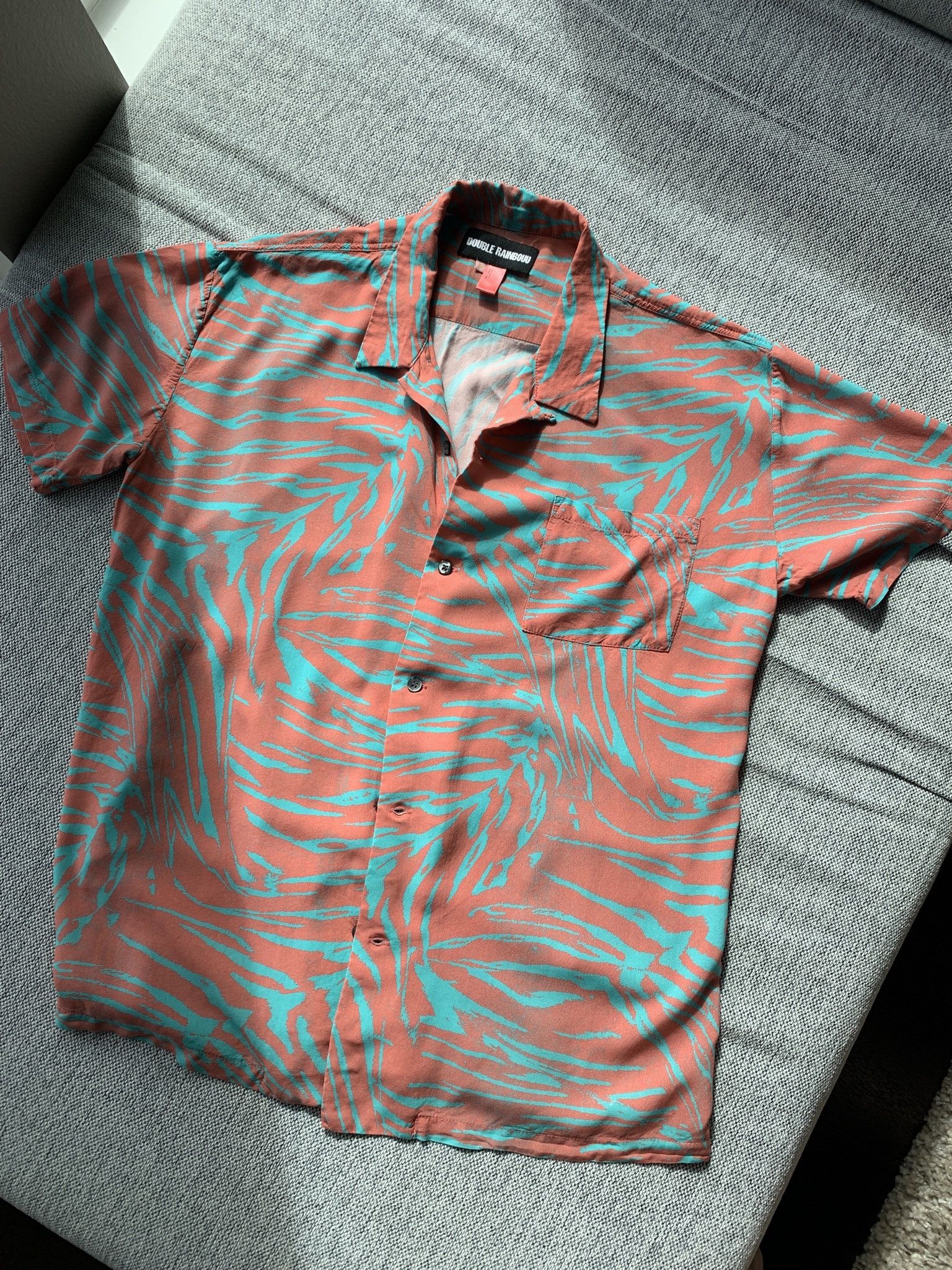 Double Rainbouu Double Rainbouu Mens Shirt Size US S / EU 44-46 / 1 - 1 Thumbnail