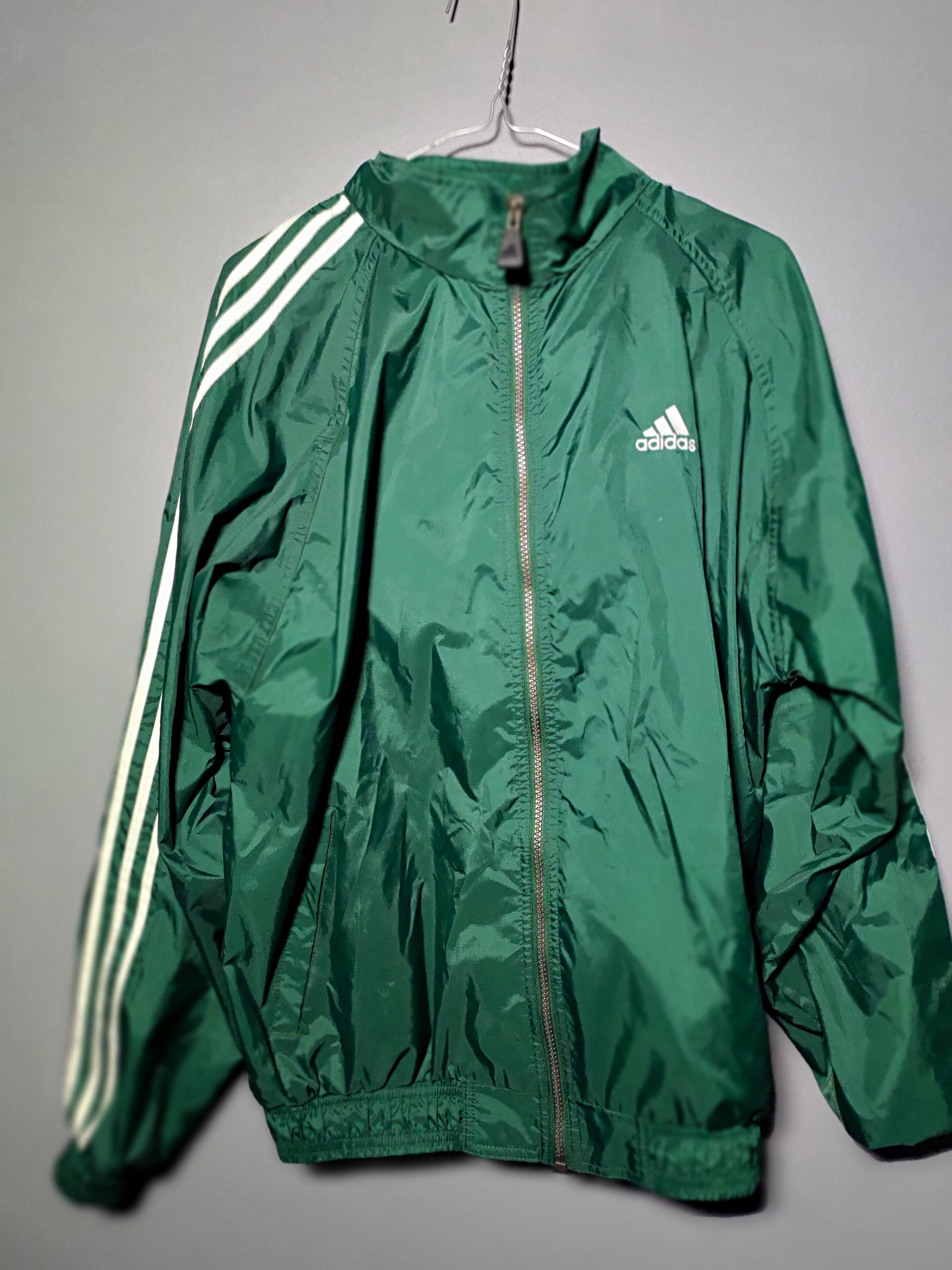 Vintage green adidas outlet jacket