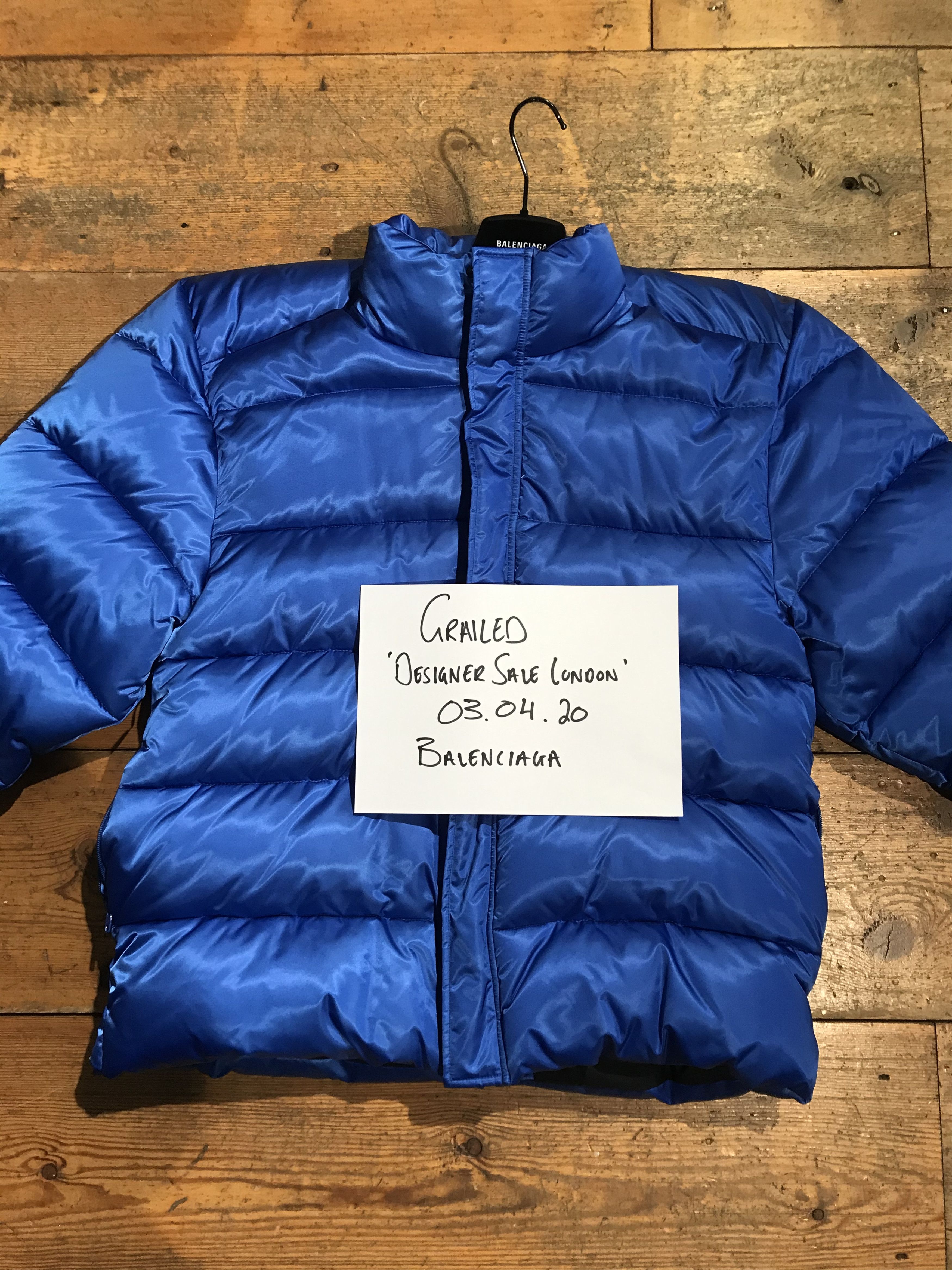 Balenciaga Blue Pinched Puffer Jacket Size 46 Size US S / EU 44-46 / 1 - 5 Thumbnail
