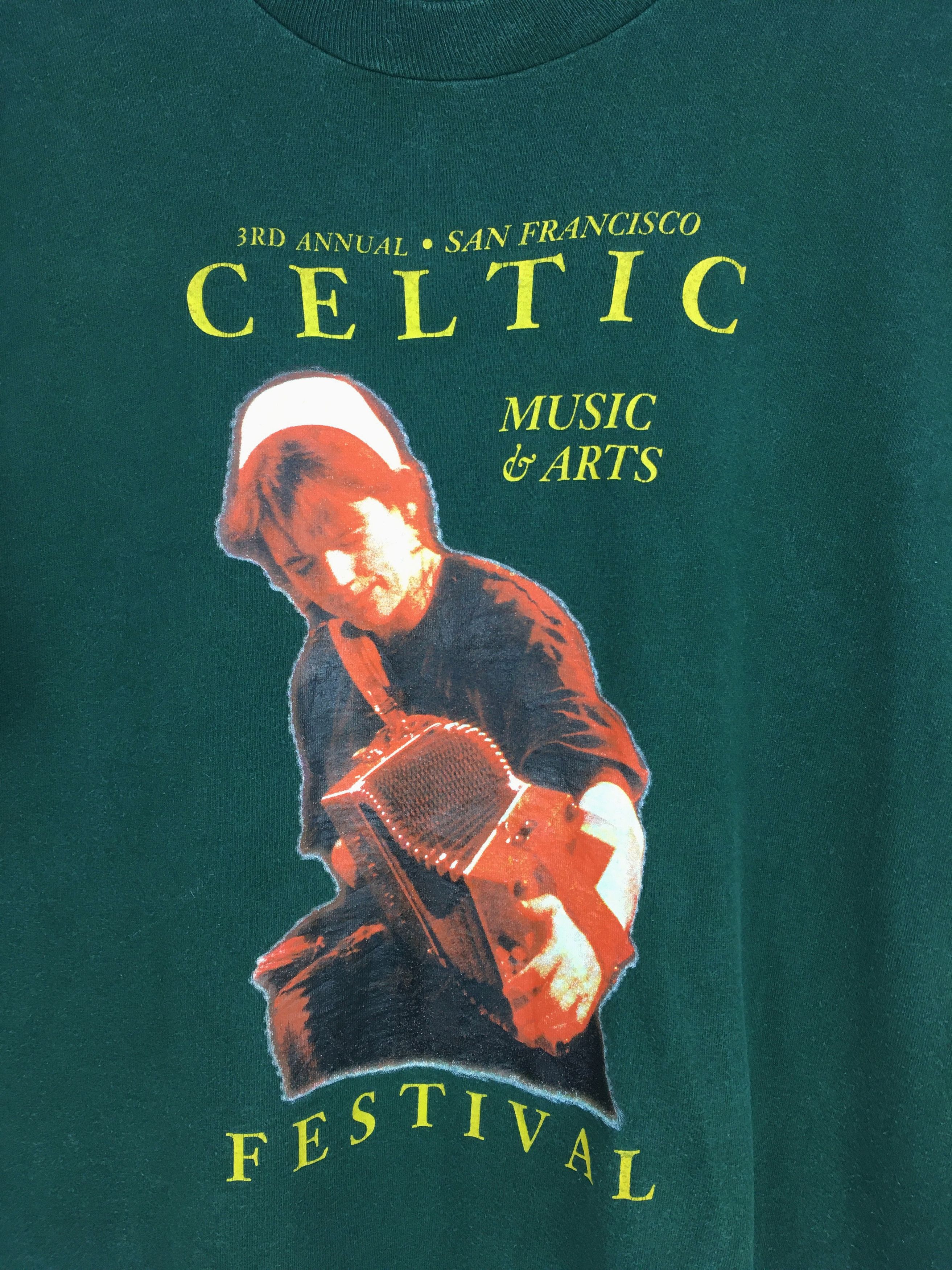 Vintage Vintage 90s CELTIC Music & Arts Festival Shirt Size US XL / EU 56 / 4 - 2 Thumbnail