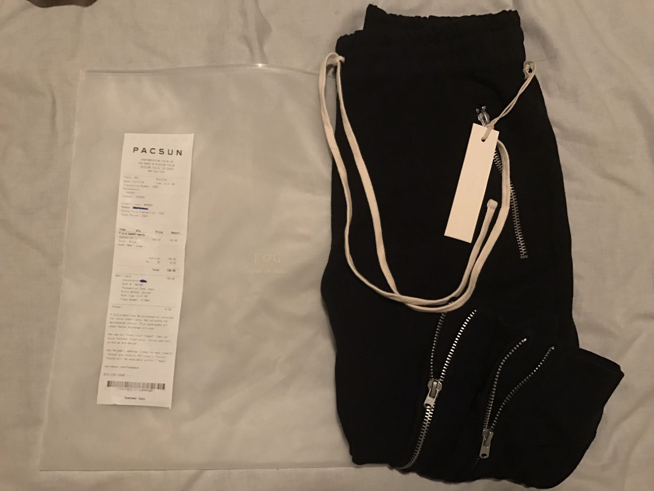 pacsun fog sweatpants