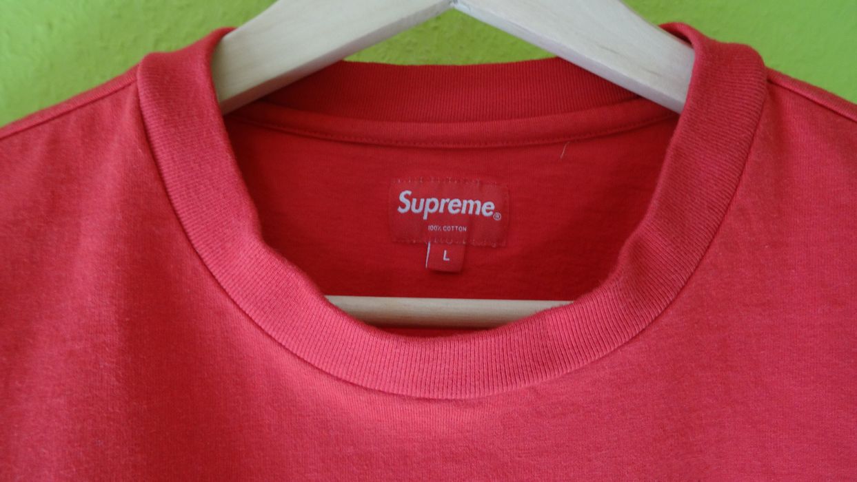 Supreme Supreme Arc Appliqué S/S Top Style: Red | Grailed