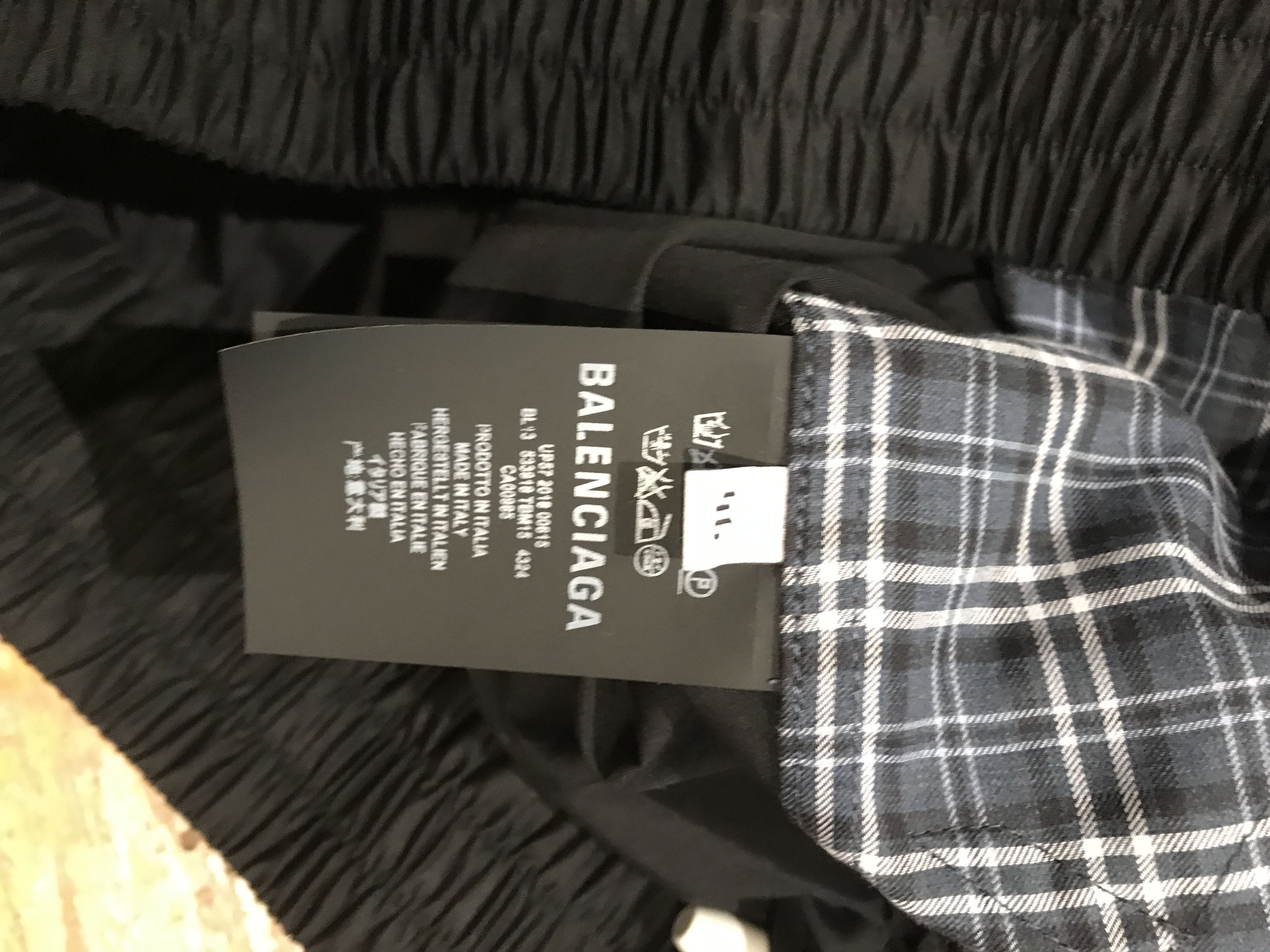 Balenciaga Poplin 80s Check Zip Sweatshirt RRP £1175 Size 48 Size US M / EU 48-50 / 2 - 5 Thumbnail