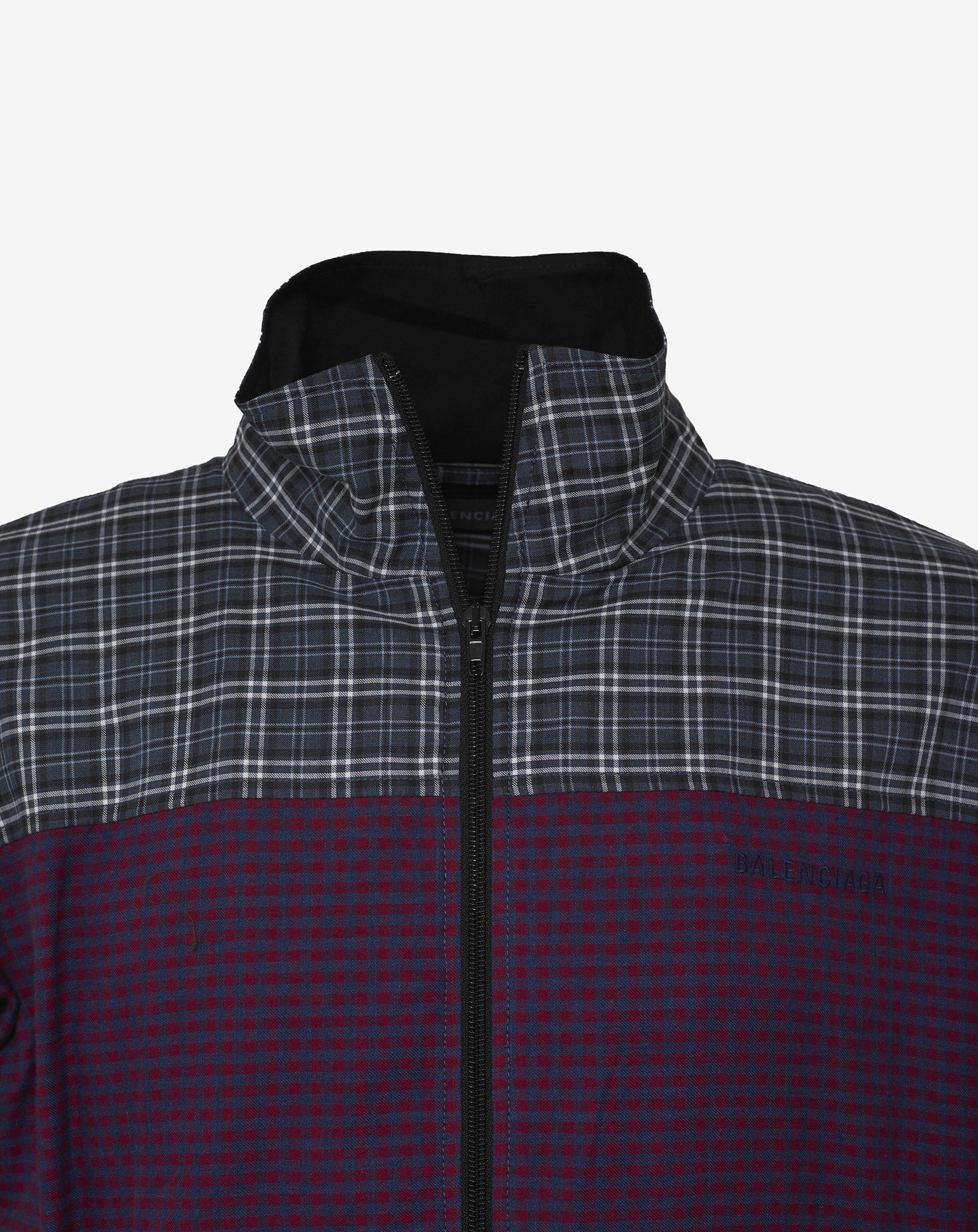 Balenciaga Poplin 80s Check Zip Sweatshirt RRP £1175 Size 48 Size US M / EU 48-50 / 2 - 4 Thumbnail