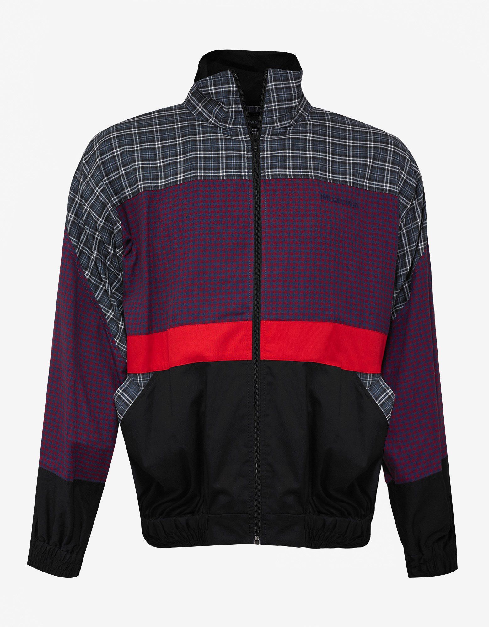 Balenciaga Poplin 80s Check Zip Sweatshirt RRP £1175 Size 48 Size US M / EU 48-50 / 2 - 1 Thumbnail